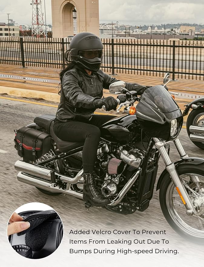 Alforjas para moto KEMIMOTO con accesorio porta vasos 18L miniatura 4