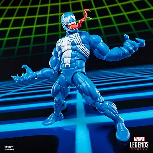 Miniatura 10 de Marvel Legends Series Gamerverse Capitán América vs Venom, figuras de acción coleccionables inspiradas en videojuegos retro de 6 pulgadas