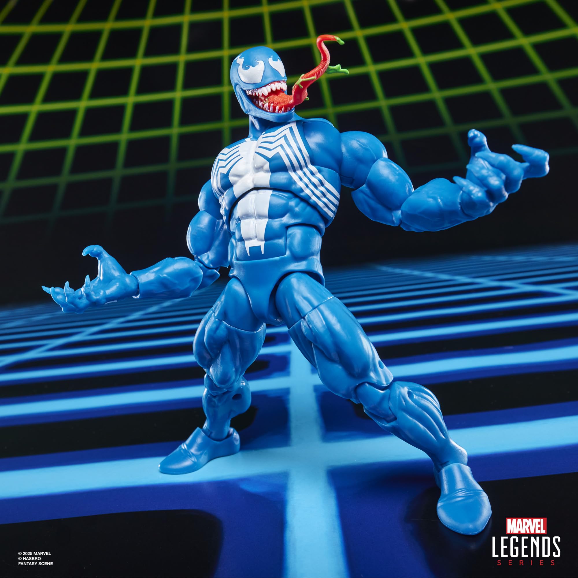 Marvel Legends Series Gamerverse Captain America vs Venom Action-Sammelfiguren, Blau