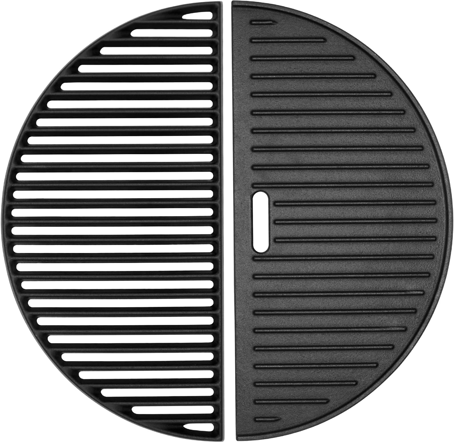 18" Grill Grate & Griddle Replacement for Kamado Joe Grill Accessories Classic III, II, I Stand-Alone, Solo Stove, for Large Big Green Egg Cast Iron Grate, Vision Grill Parts VGKSS-CC2, B-11N1A1-Y2A