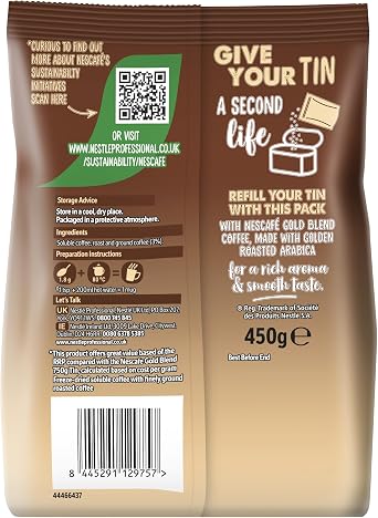 NESCAFÉ Gold Blend Instant Coffee Refill Pouch 450g