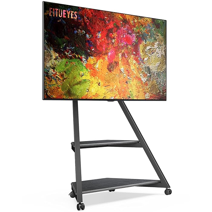 Buy FITUEYES Design Corner TV Stand for 55 65 75 Inch TV, Modern TV