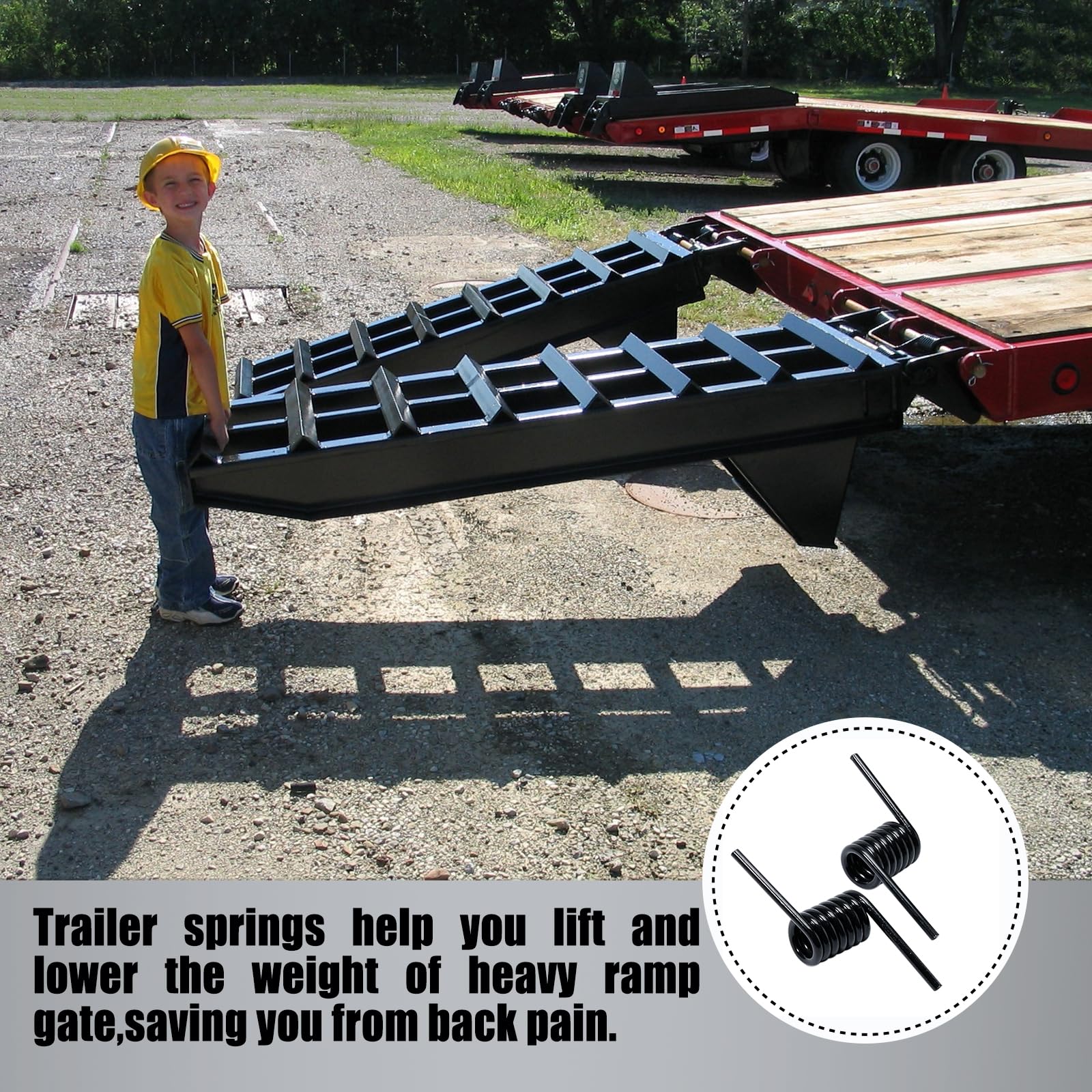 Torsion Spring LBS Heavy Duty Coil Springs Ramp Gate For RS16933LH ...