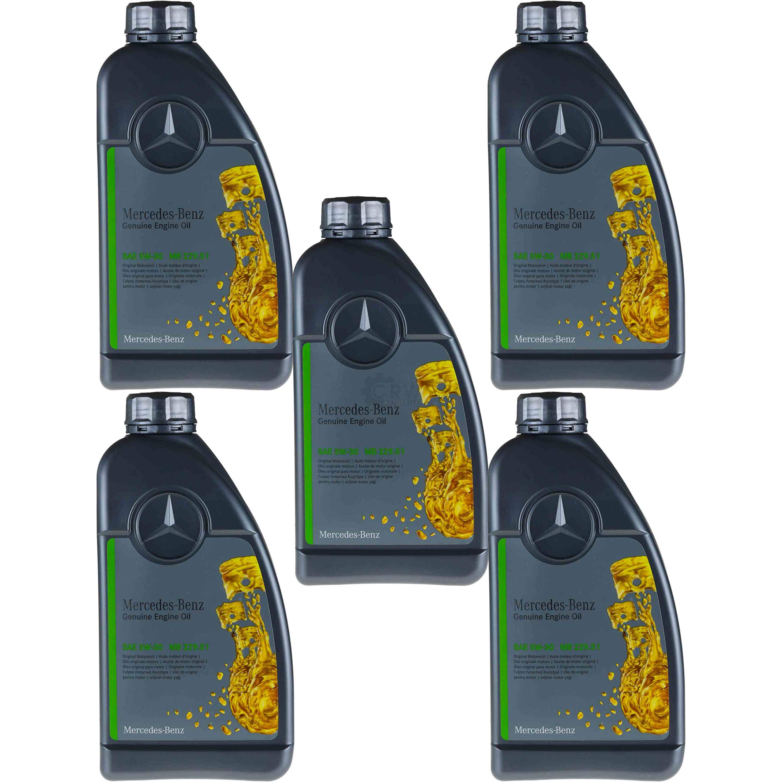 Aceite de motor sintético original 5W-30 MB (229.51), 5 litros
