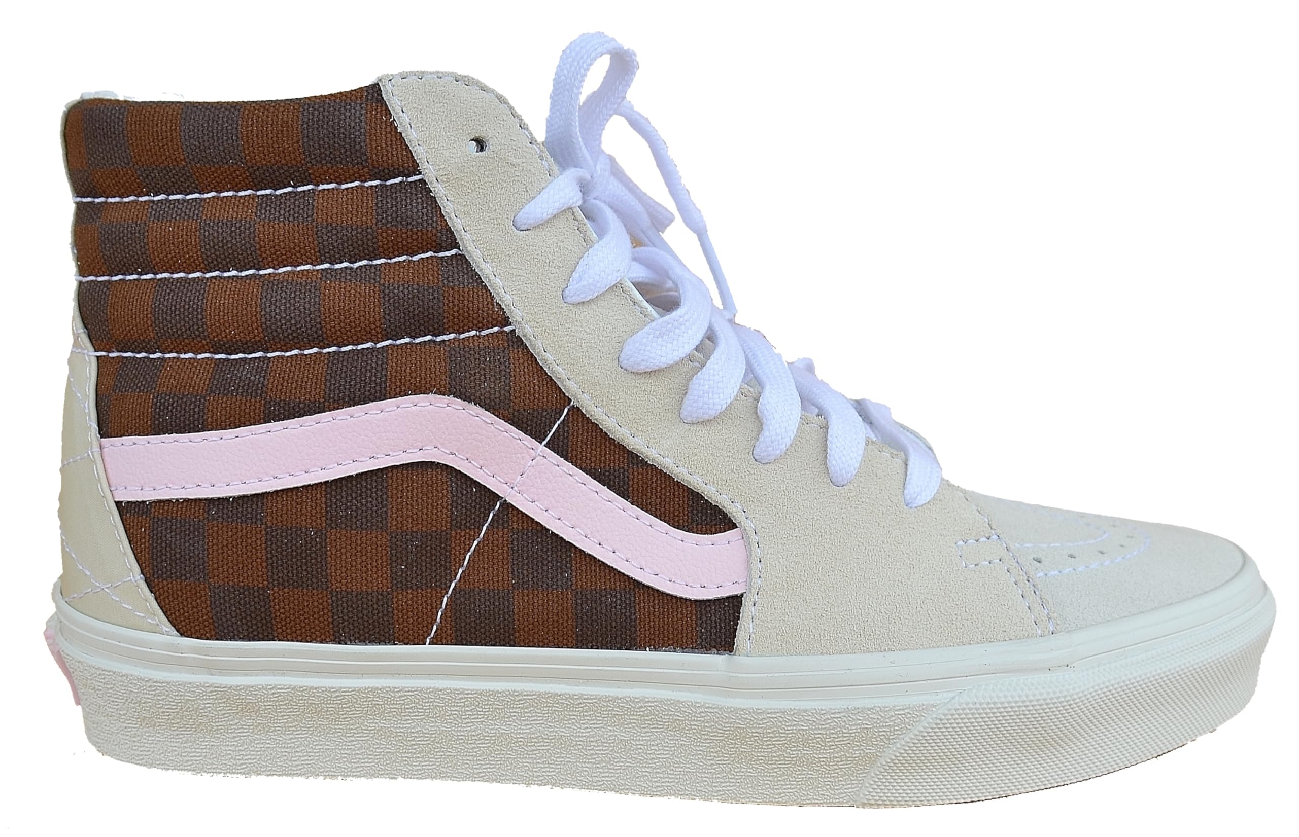 Vans Sk8-Hi - Zapatillas deportivas para mujer, color beige, arena y marrón