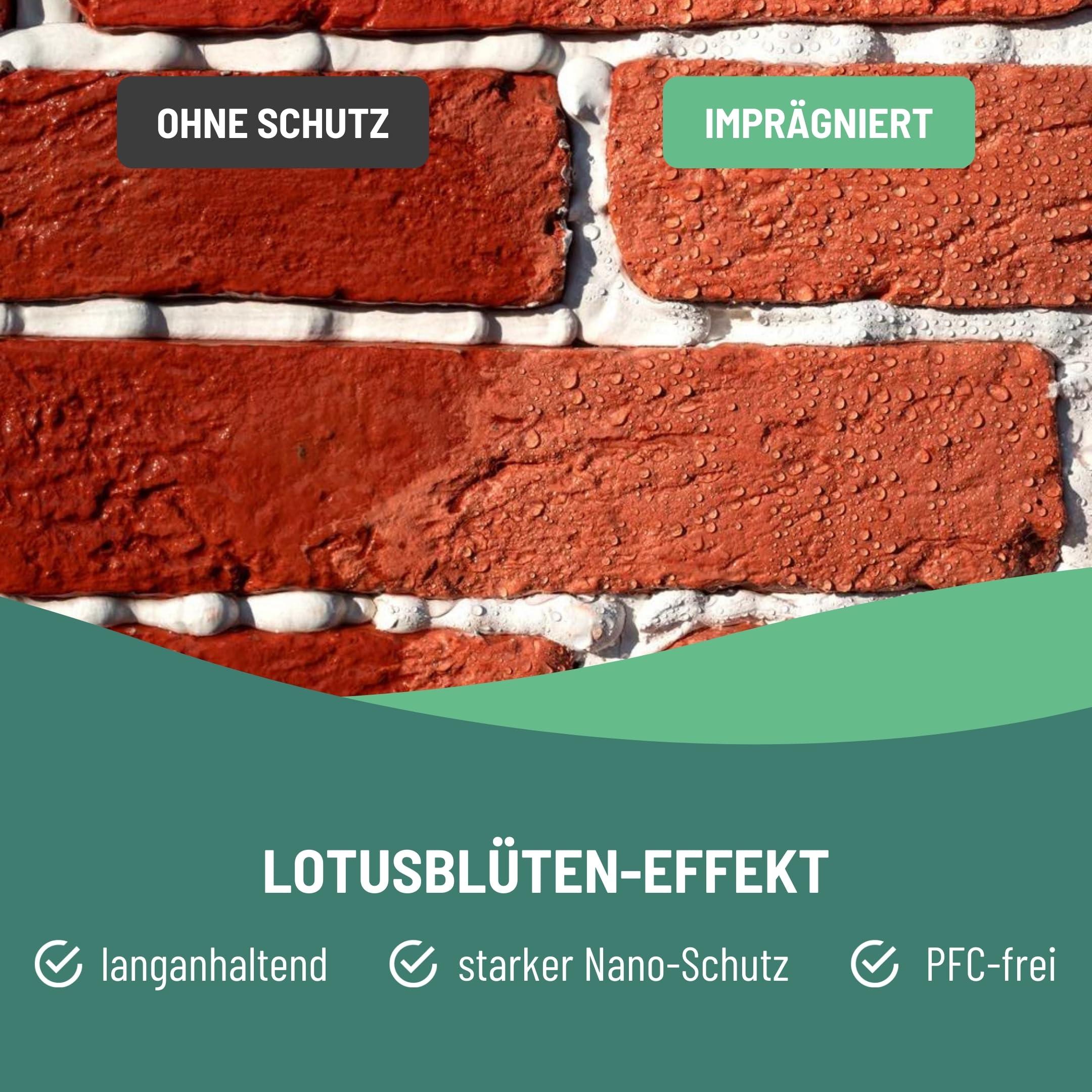 Steinimprägnierung Steinversiegelung Beton Fliesen Versiegelung Granit Naturstein Imprägnierung Steinteppich Versiegelung Stein Imprägnierung (10 l)