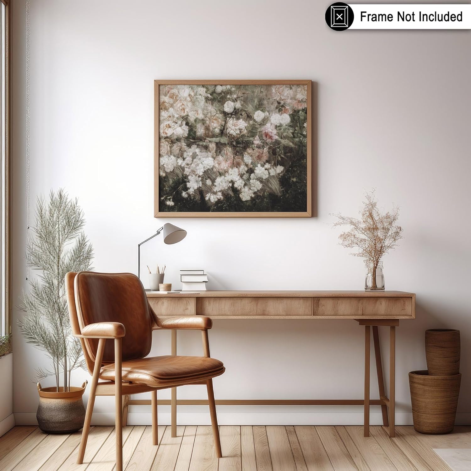 Poster Master Vintage Garden In May Poster - Retro Flower Print - Watercolor Art - Floral Art - Gift for Men, Women & Florist - Aesthetic Wall Decor for Living Room or Office - 16x20 UNFRAMED Wall Art