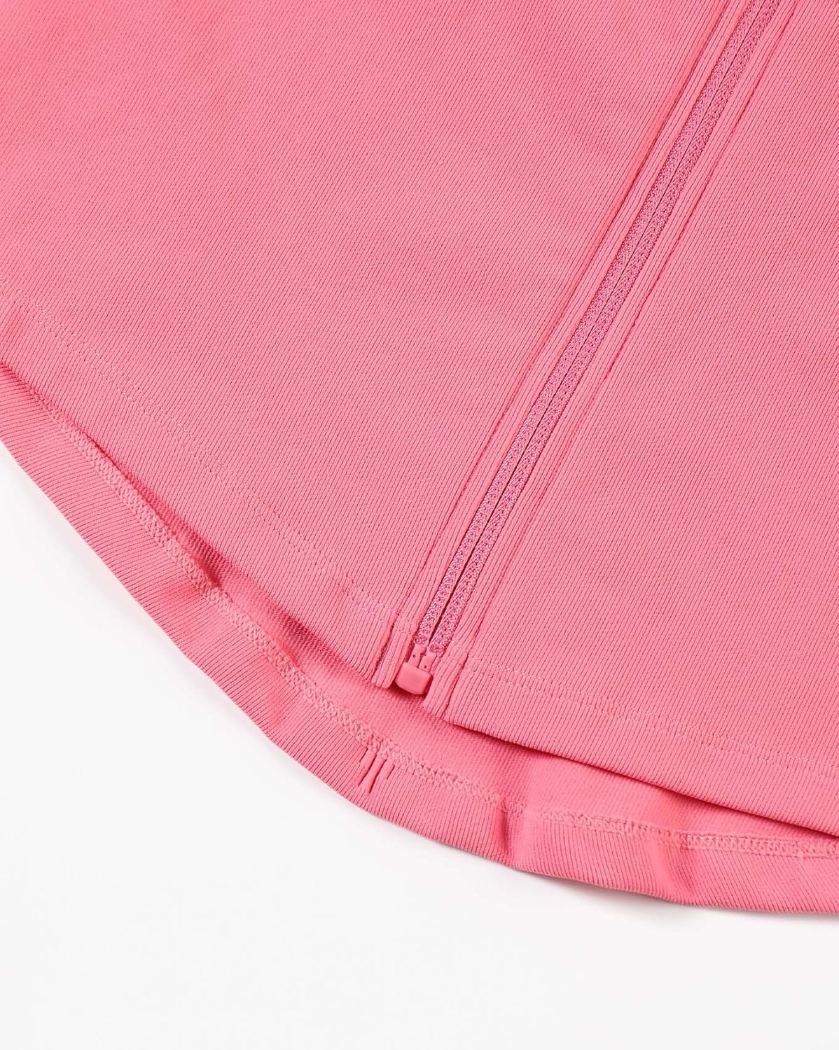 AUROLA Power Short Sleeve Zippy Ribbed Active Shirt for Women, Seamless Longline Workout T‑Shirt Athletic Yoga Zip Up Top - Image 5