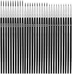 Anezus Tiny Detail Paint Brushes 30 Pcs Fine Paint Brushes Set with 3 Size #0#00#000 Liner Brush for Miniature 40k Model Crafts Watercolor Acrylics Oil