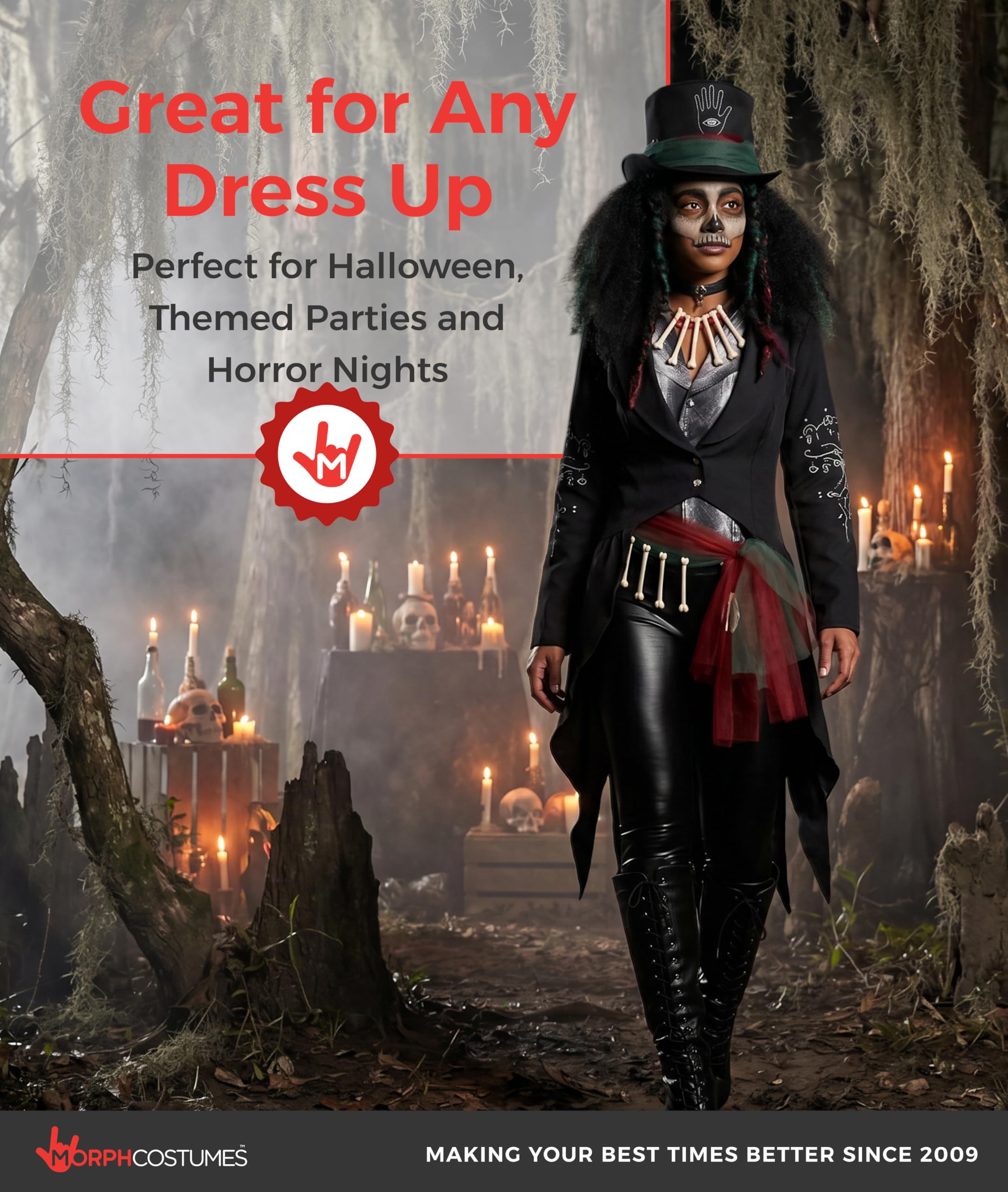 Halloween Kostüm Damen, Hexenkostüm Damen, Halloween Kostüm Damen Voodoo, Kostüm Zauberin Damen, Voodoo Priesterin Kostüm, Damen Halloween Kostüm Hexe, Faschingskostüm Hexe Damen, Damen Hexenkostüm