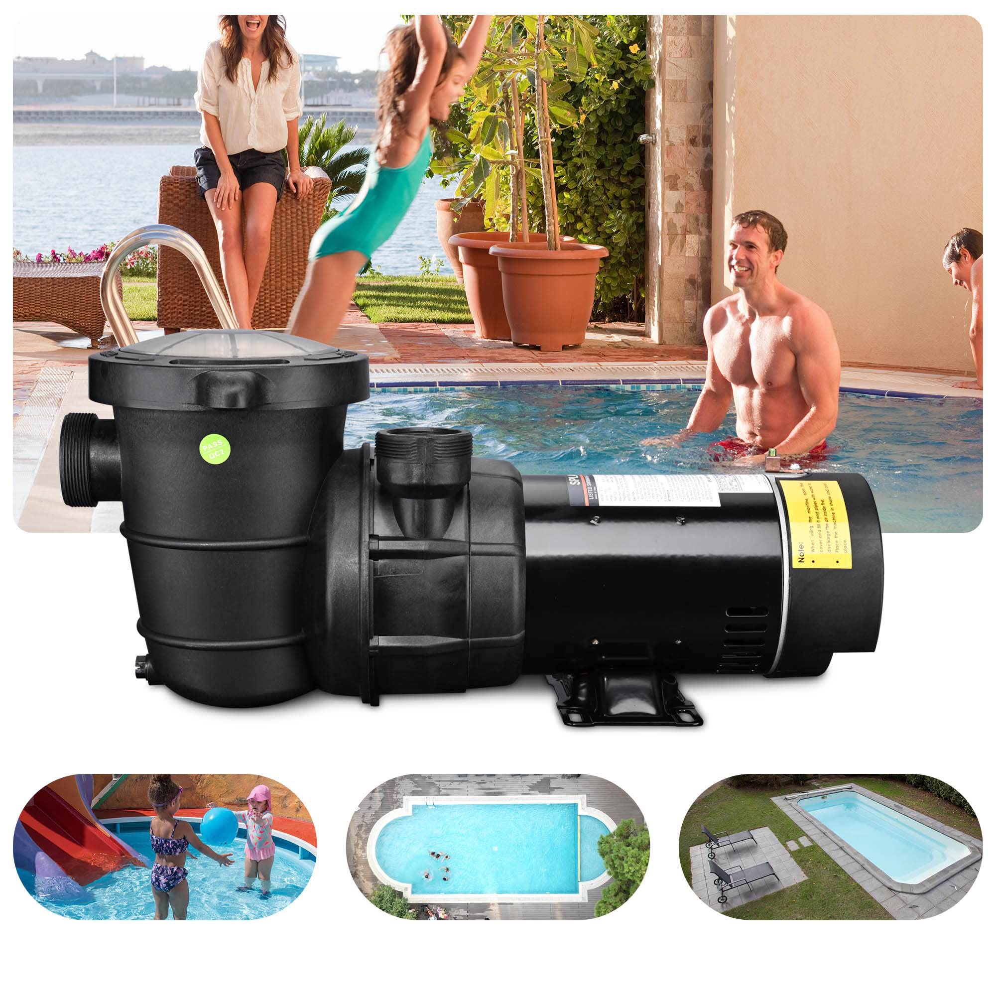 Snapklik.com : 1.5 HP Above Ground Swimming Pool Spa Water Pump Outdoor ...