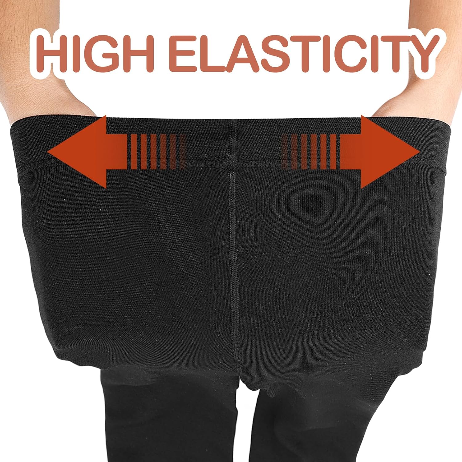 MK MATT KEELY 2 Pairs Girls Fleece Lined Tights Toddler Black Thick Thermal Leggings Kids Winter Warm Ballet Dance Tights - Image 4