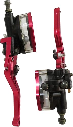 Miniatura 4 de XSPANDER Palanca de depósito de cilindro maestro de aluminio CNC de 78 pulgadas (0.866 in), universal para motocicleta deportiva de 50 cc-300 cc (1
