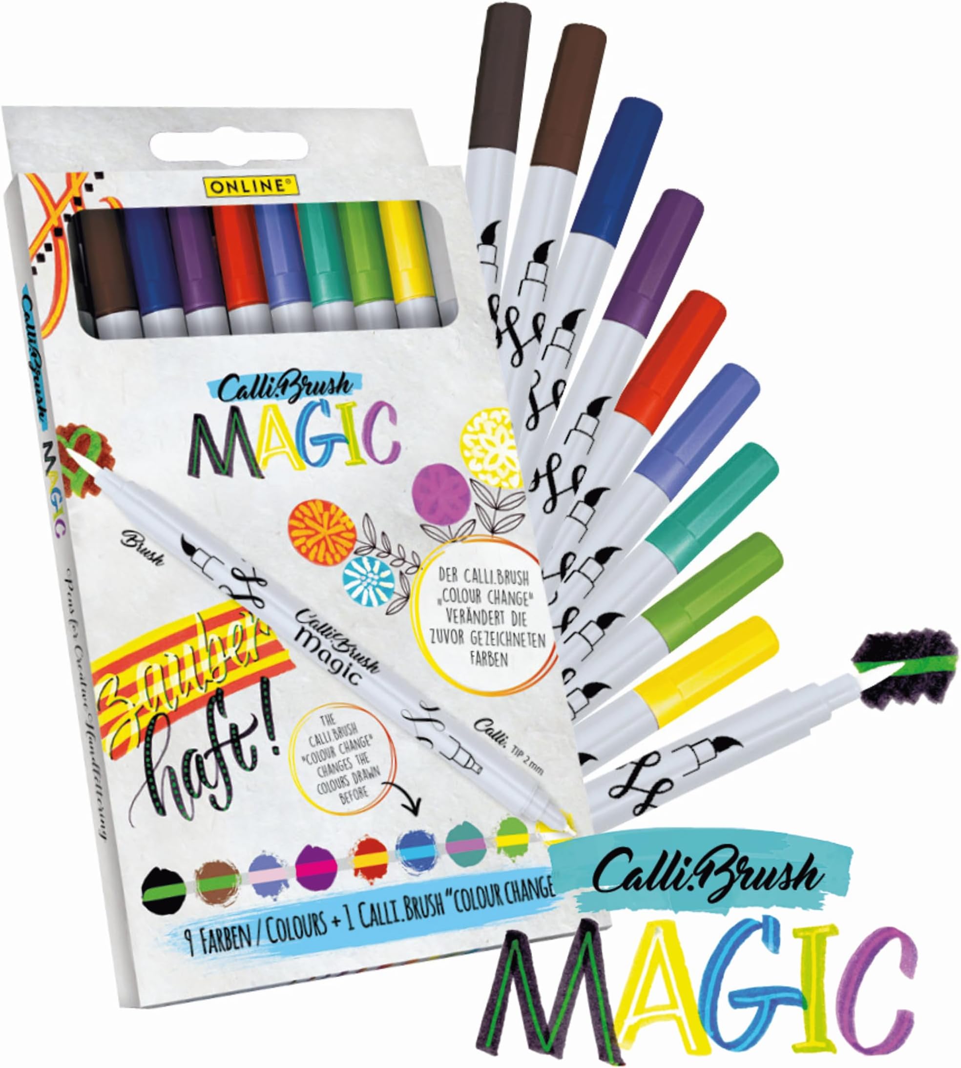 Online Calli.Brush 19084/6 Stylo Double Pointe Avec Pointe