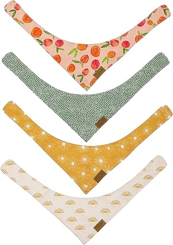 Miniatura 8 de Remy+Roo Bandanas para perros, paquete de 4 unidades, juego de kathrine, tela de poliéster duradera de alta calidad, forma única personalizada,