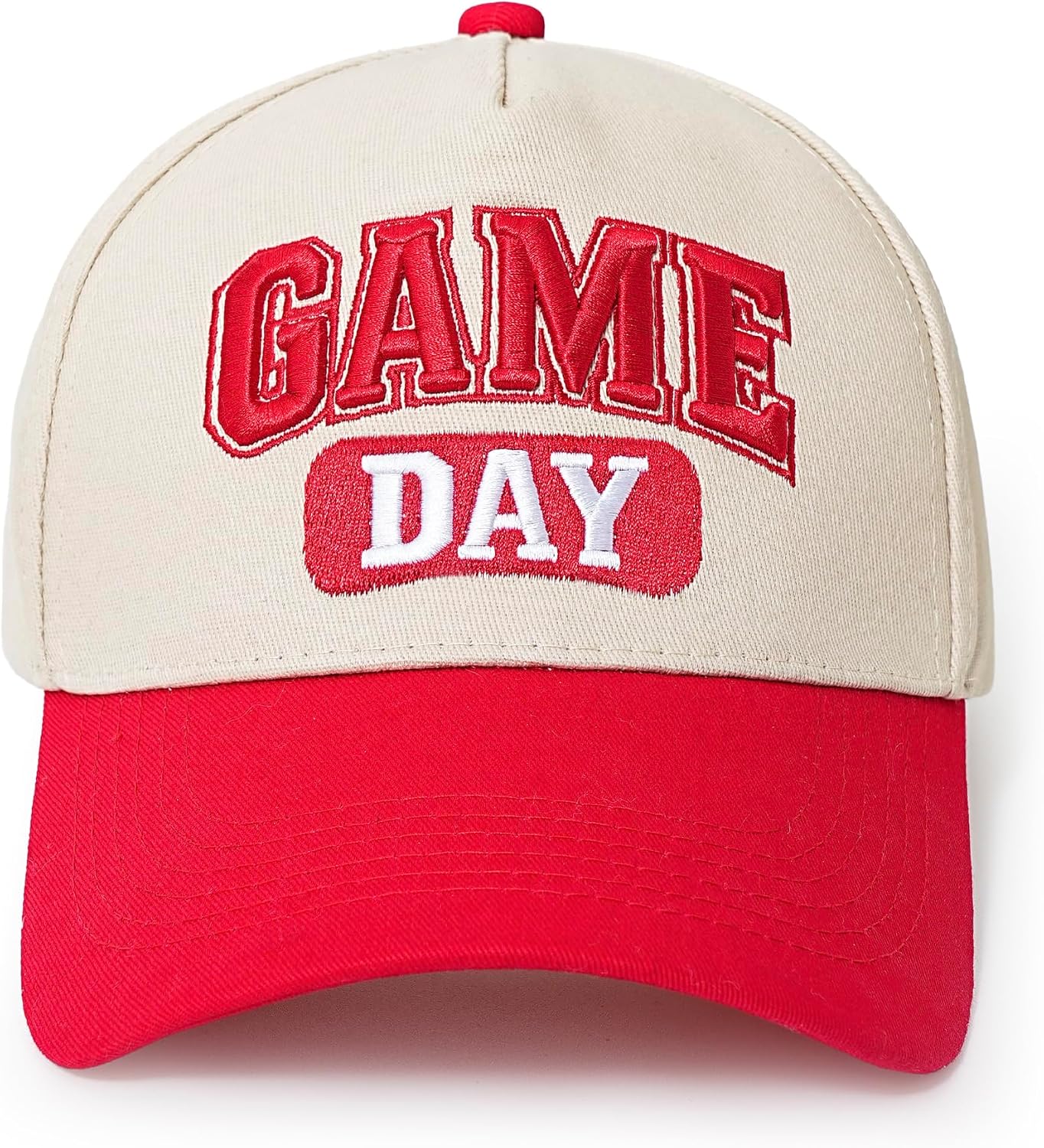Game Day Hat for Men Women Vintage Embroidered Hats for Football, Games