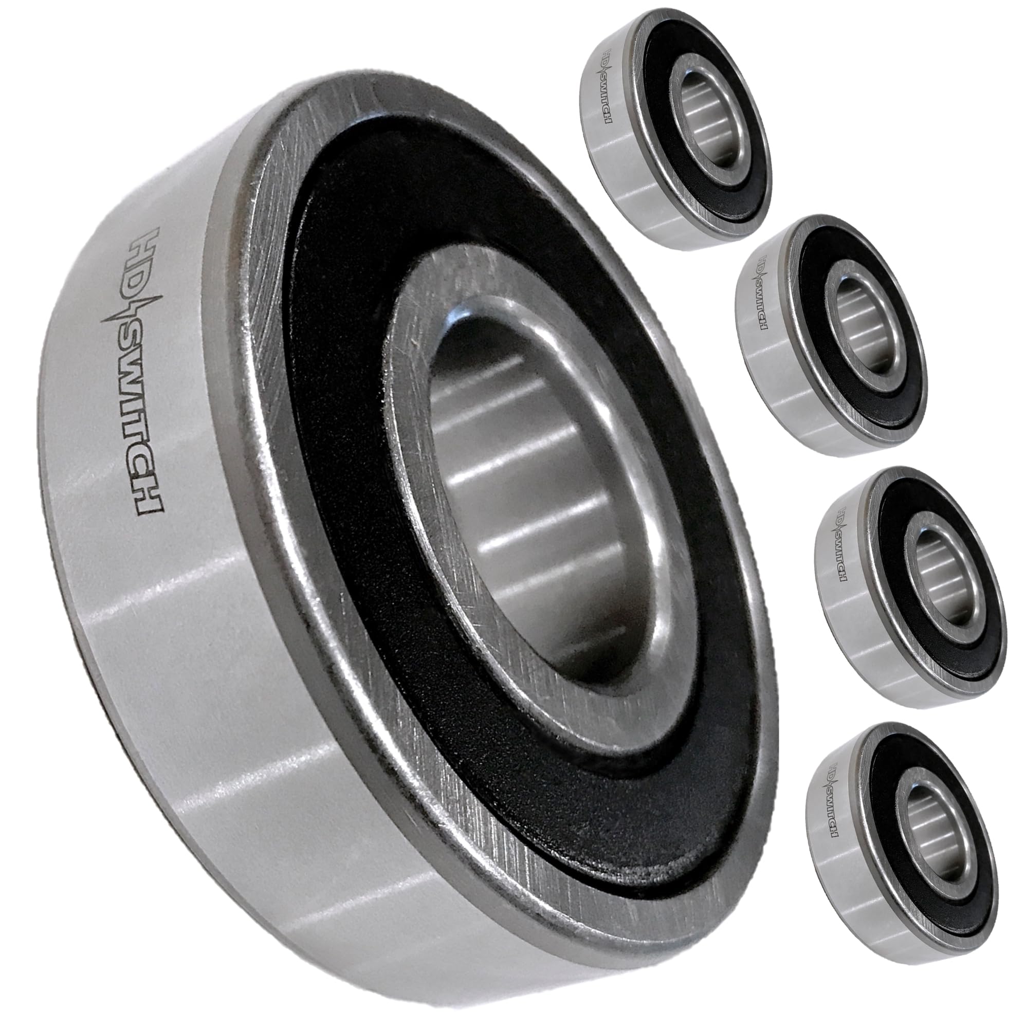 HD Switch (4 Pack) Upgraded Premium C3 Spindle Bearings Replaces Craftsman White MTD LT2000, LT2200, LT2500, PTY9000 LT5