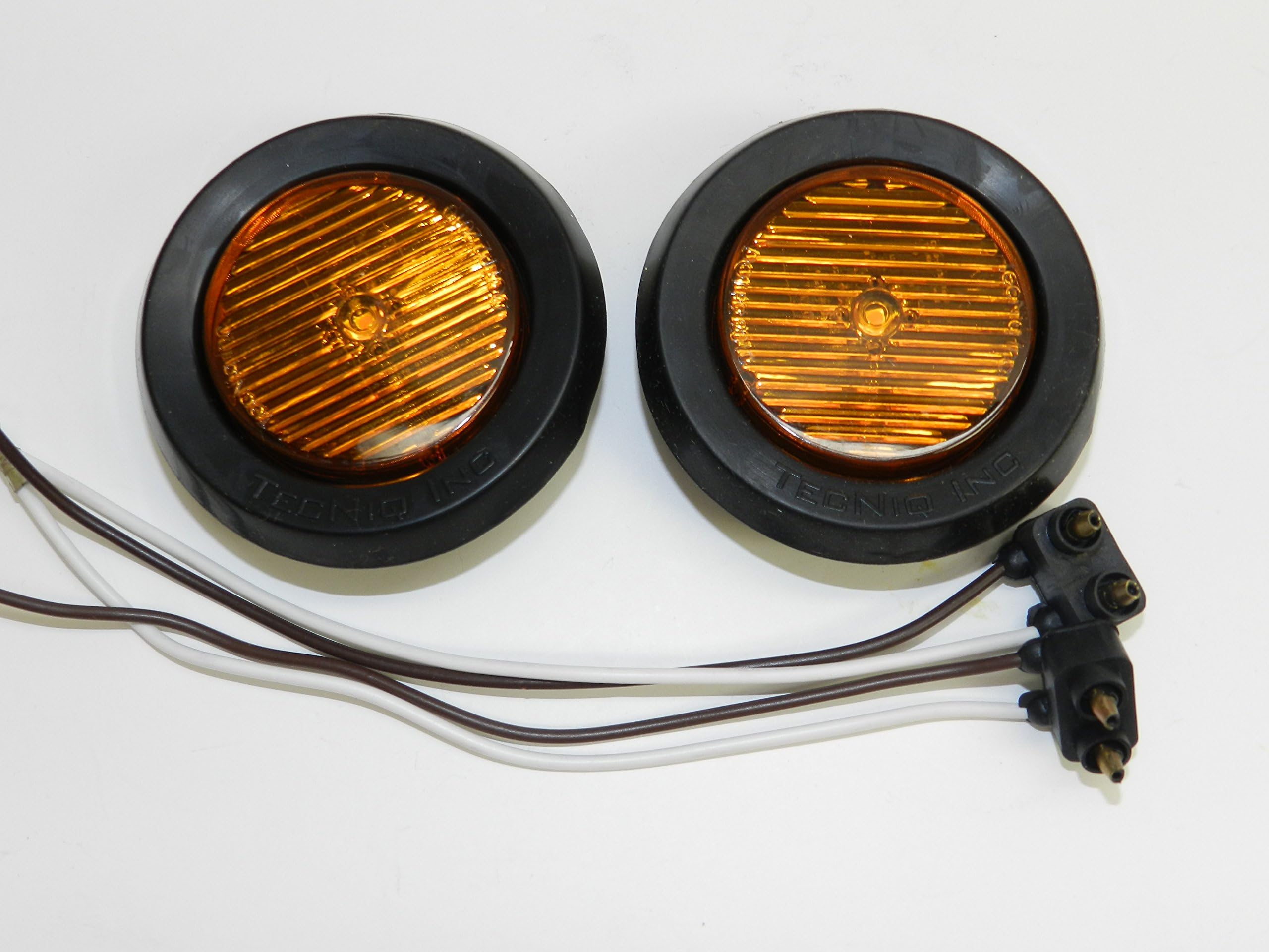 LED 2 In. Round Side/Clearance Marker, Amber – LEDing Edge Lights - Foto 13