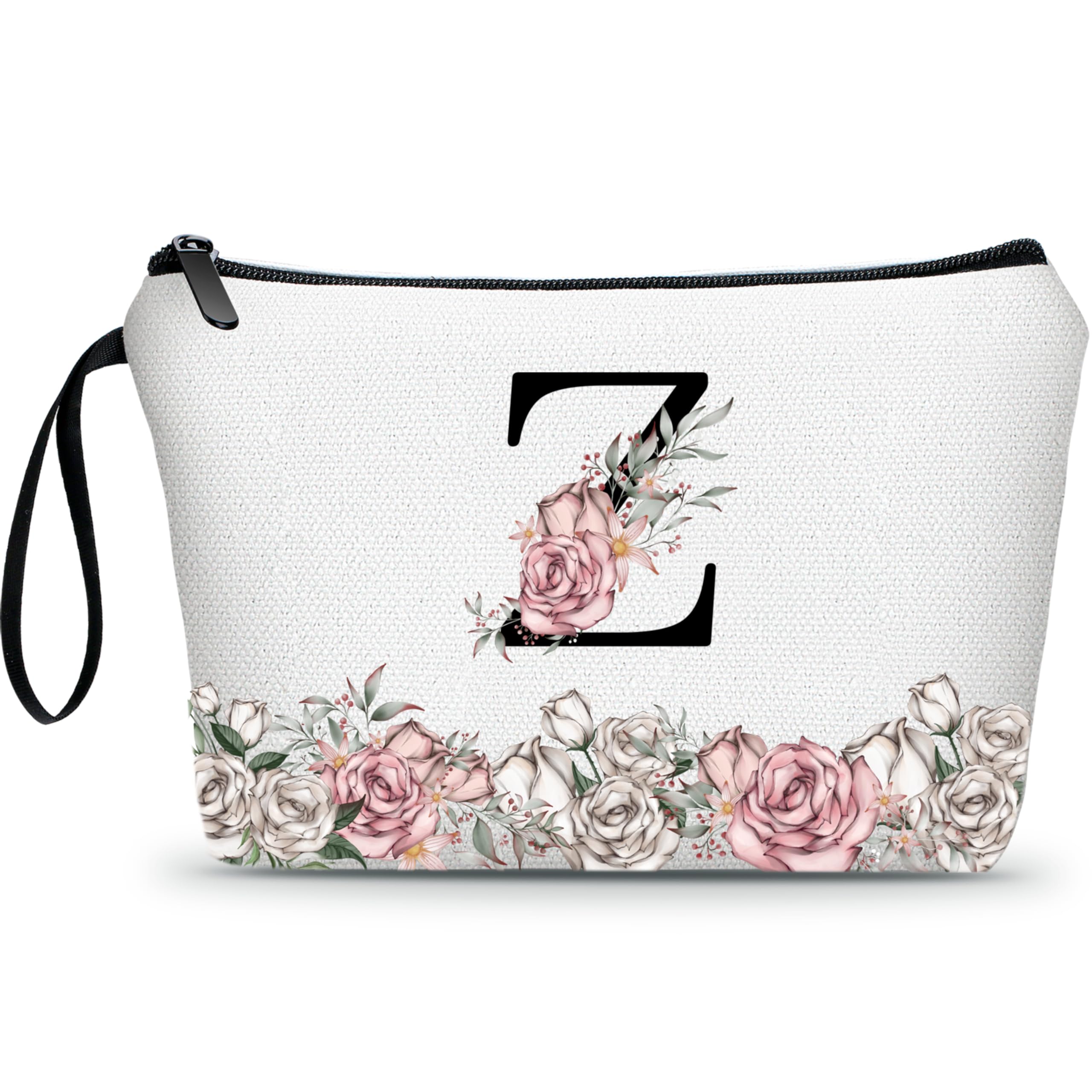 Ariosey Borsa Per Il Trucco Personalizzata, Regalo Di Compleanno Per Donna, Borsa Da Bagno, Borsa Per Il Trucco, Regalo Di Natale Per Le Donne, Regalo Per Le Donne, Lettera Z-2-image