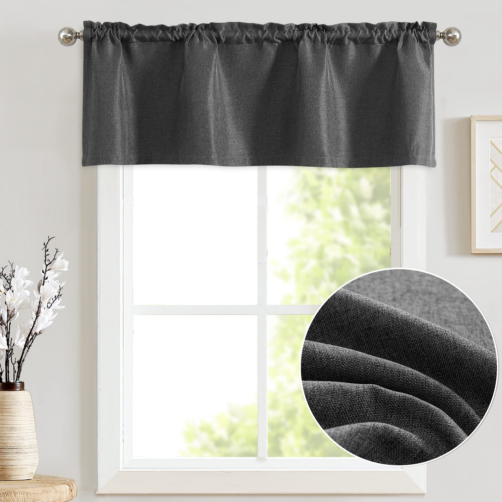 Amazon.co.jp: jinchan バランスカーテン キッチンバランス 窓用