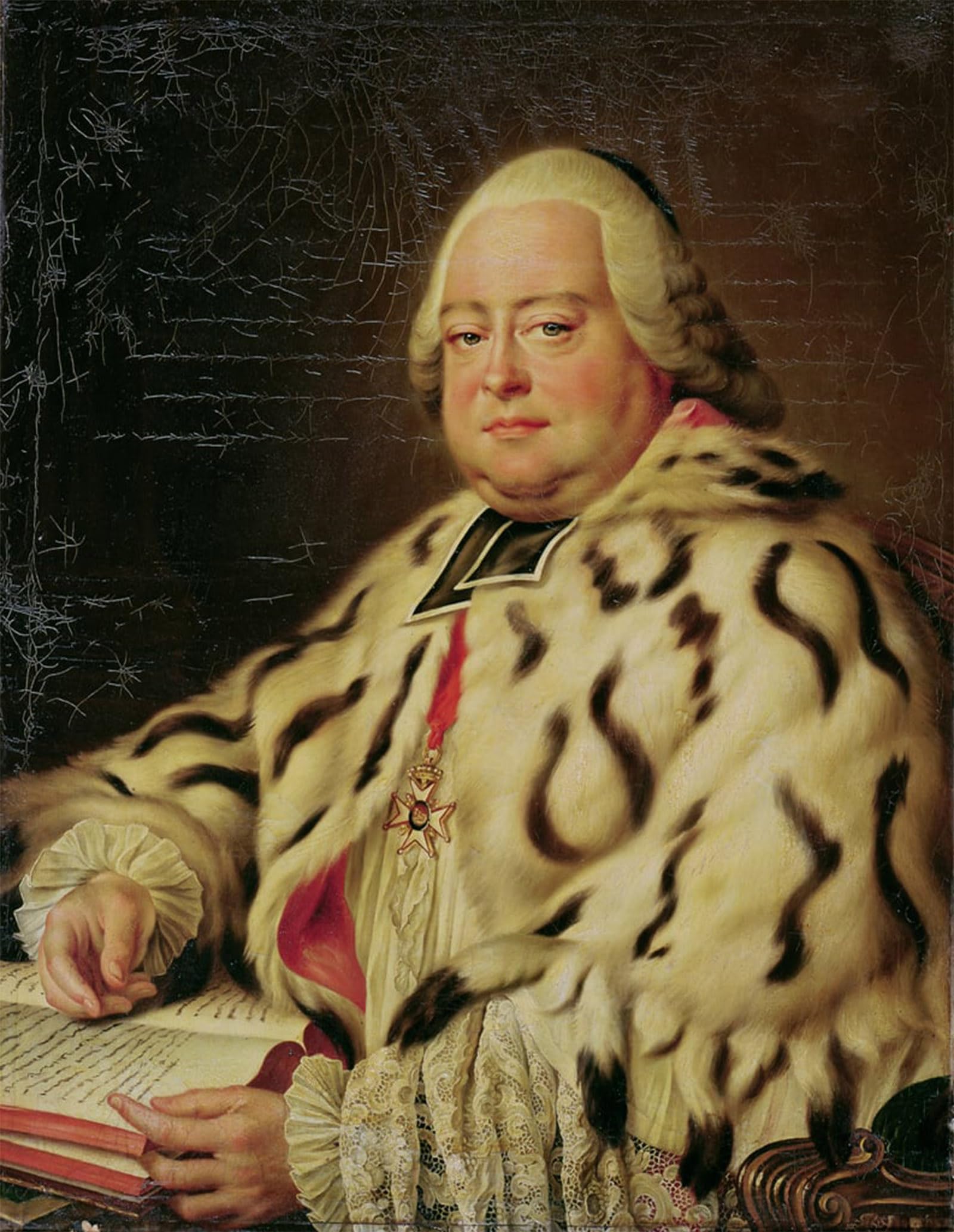 POSTERIIk Vintage Print Pop Art Landscape Artwork Portrait of Francois-camille De Lorraine by Francois Hubert Drouais Art Prints for Office Home Decor 60x90cm
