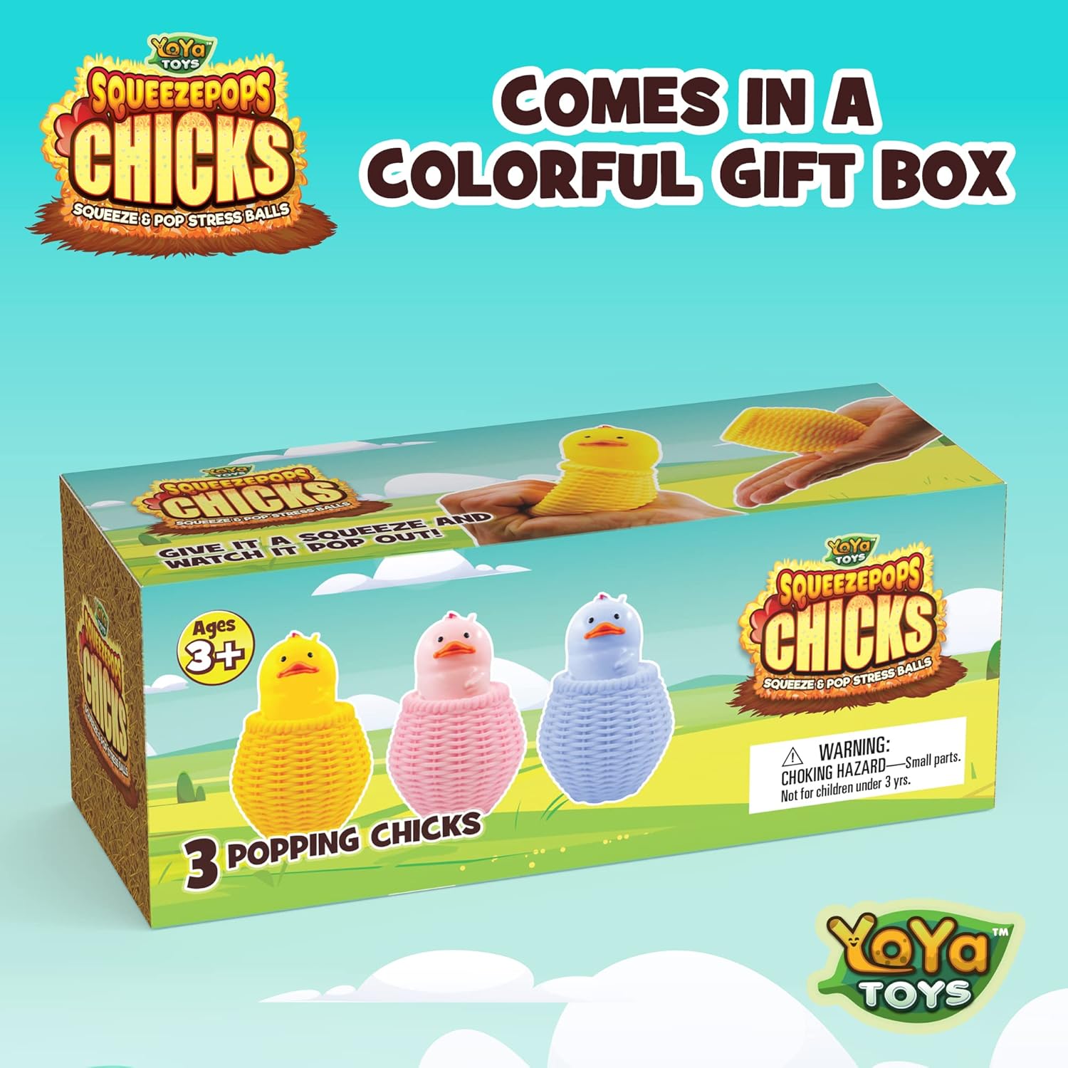Buy Yoya Toys Squeezepops Chick Squishy Bird Squishy Fidget Toy