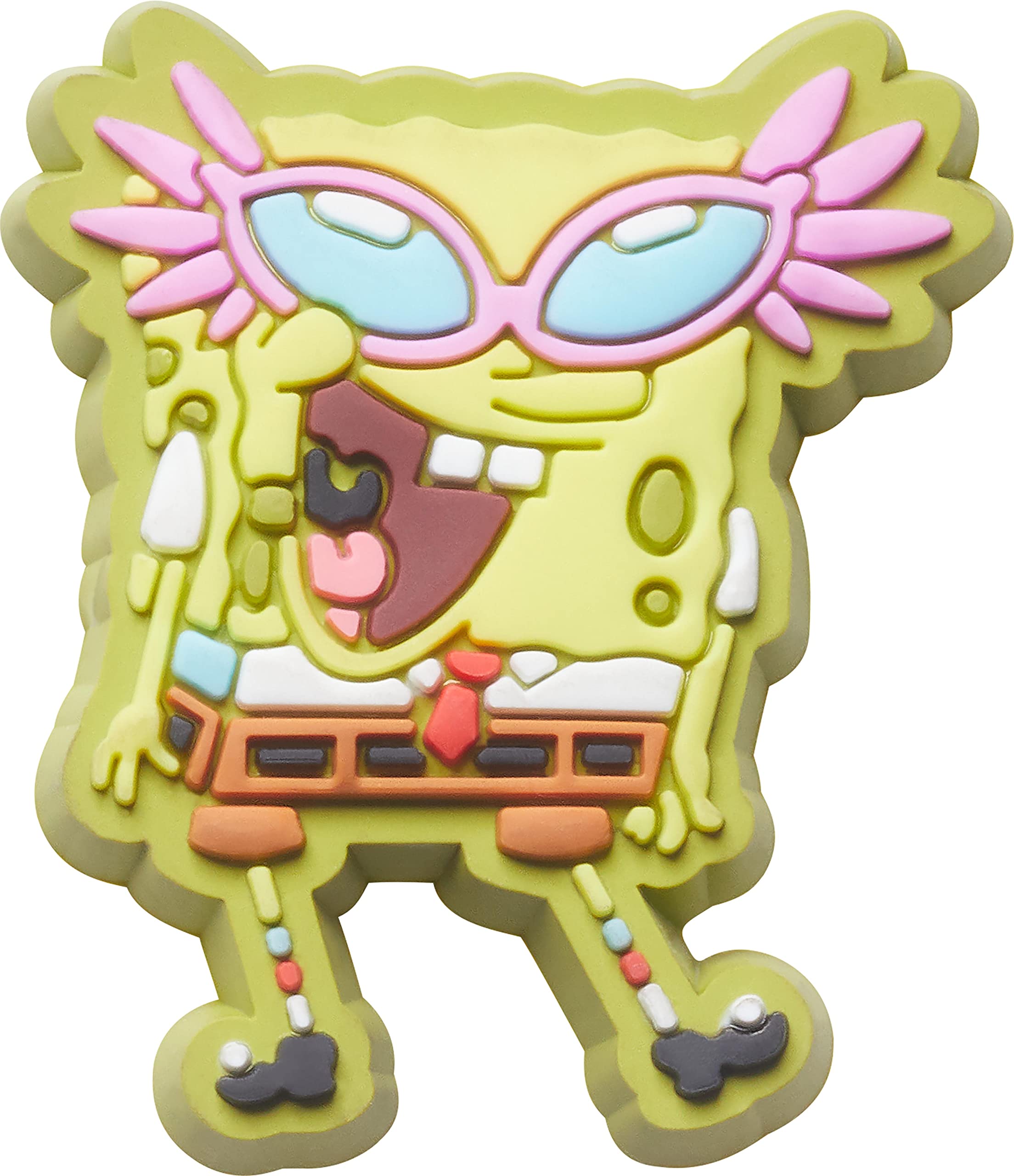 Crocs unisex adult Jibbitz Character | Jibbitz Shoe Charms, Spongebob, Small US