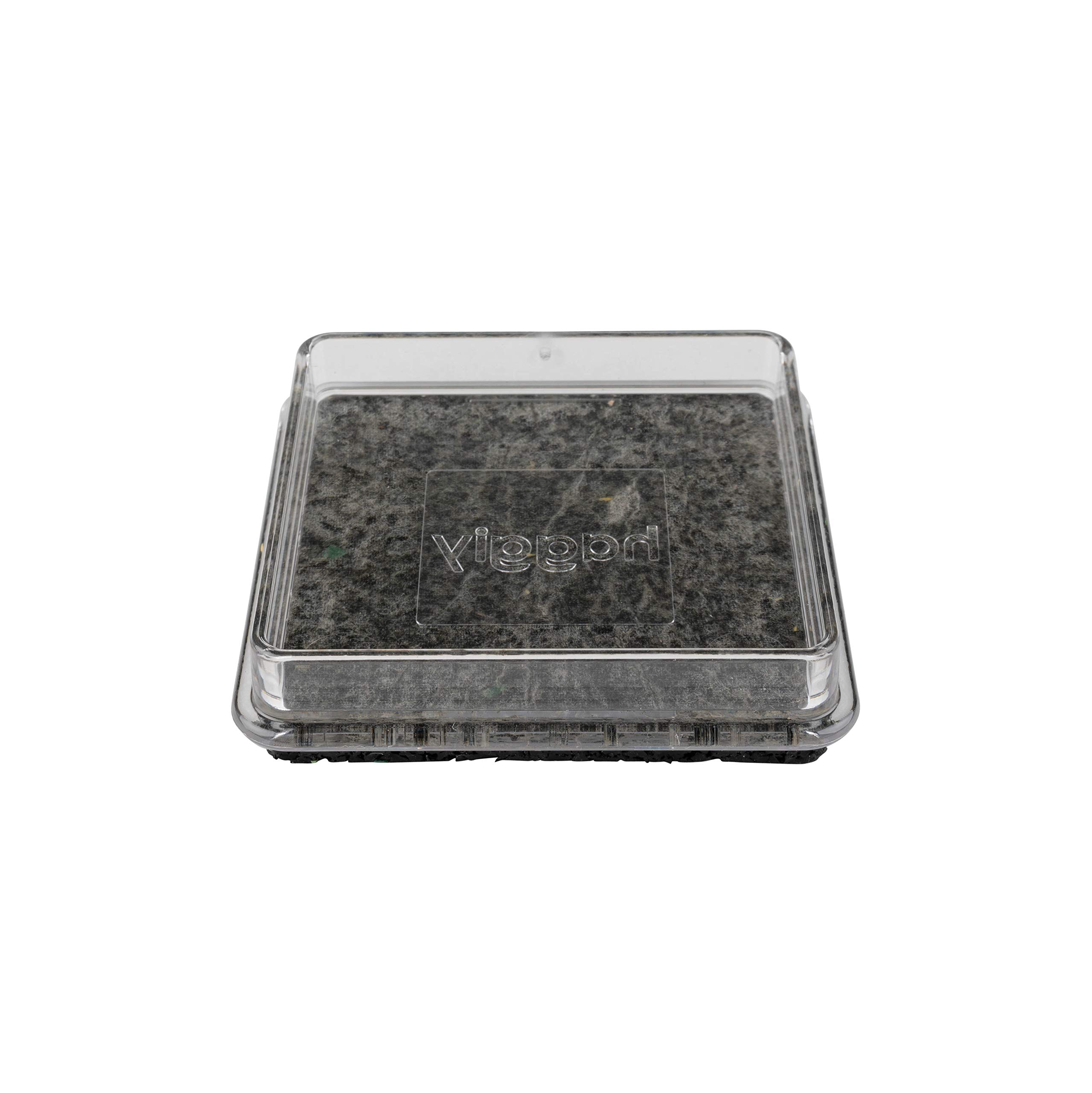 haggiy 6343V-Q60 Anti-Slip Furniture Caster Cups 4-Pieces, Length x 60 mm Width, Grey, 60 x 60 mm, Clear, 60 mm x 2.36 inches