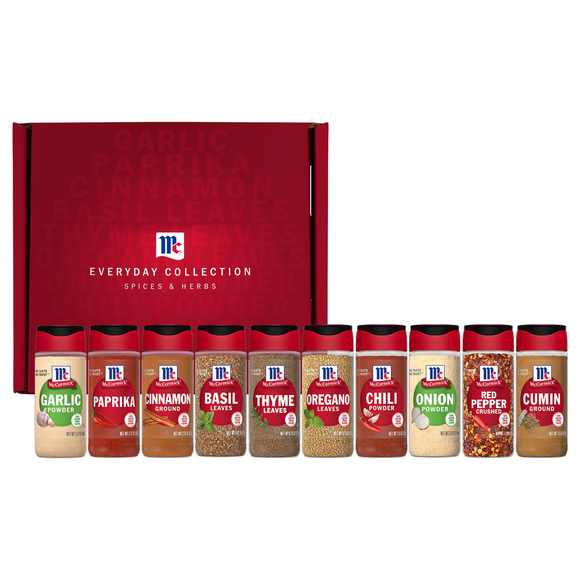 McCormick Everyday Collection Spices & Herbs Variety Pack, 10 count