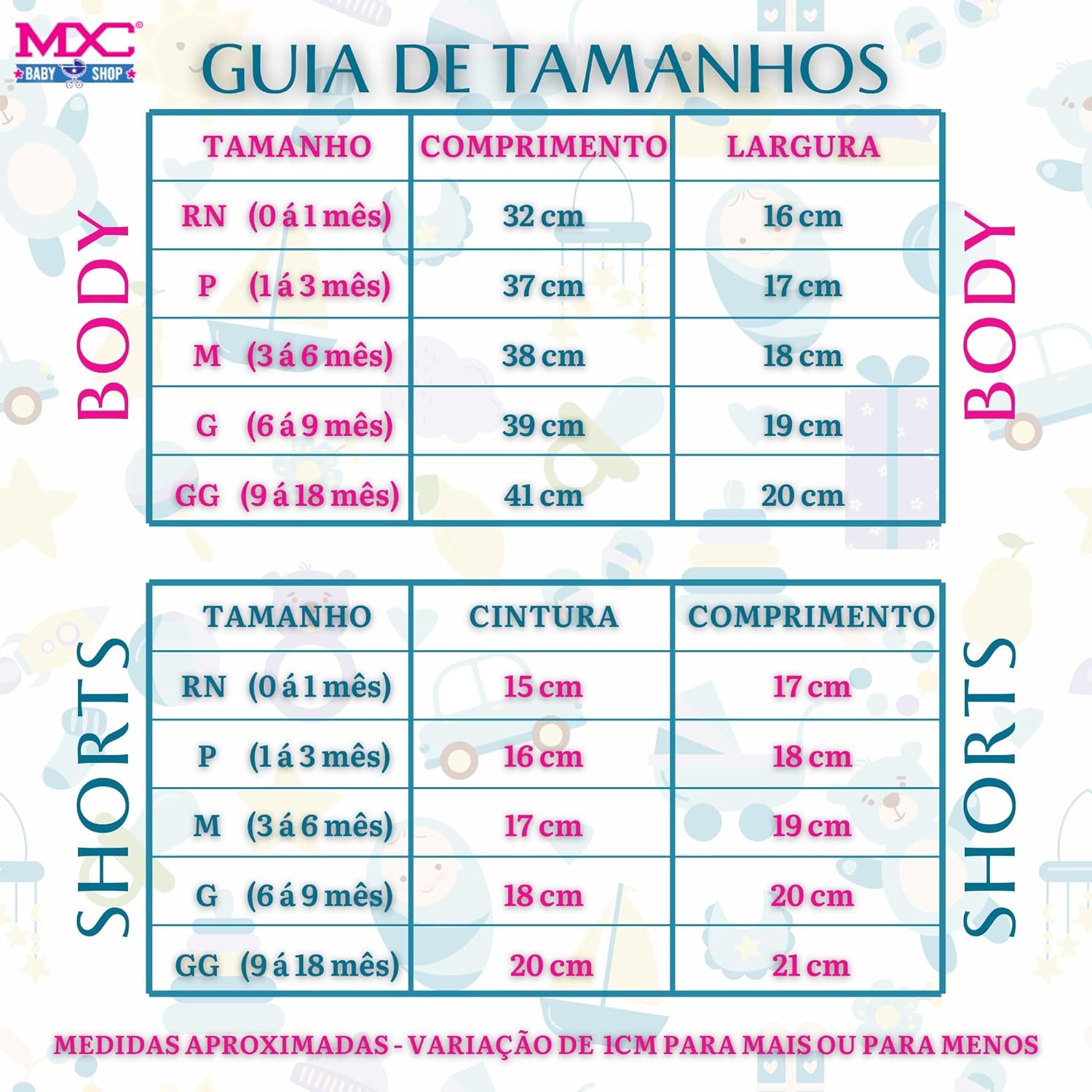 Kit Conjunto Body Short Tapa Fralda Bebê Liso Menino Menina Manga Curta Antialérgico Malha Algodão Canelado MXC BRASIL em promoção! Veja a oferta e mais achadinhos de Bebês 2 Hoje é o melhor dia para comprar Kit Conjunto Body Short Tapa Fralda Bebê Liso Menino Menina Manga Curta Antialérgico Malha Algodão Canelado MXC BRASIL com aquele preço maroto! Promoção! Aproveite a oferta! 2