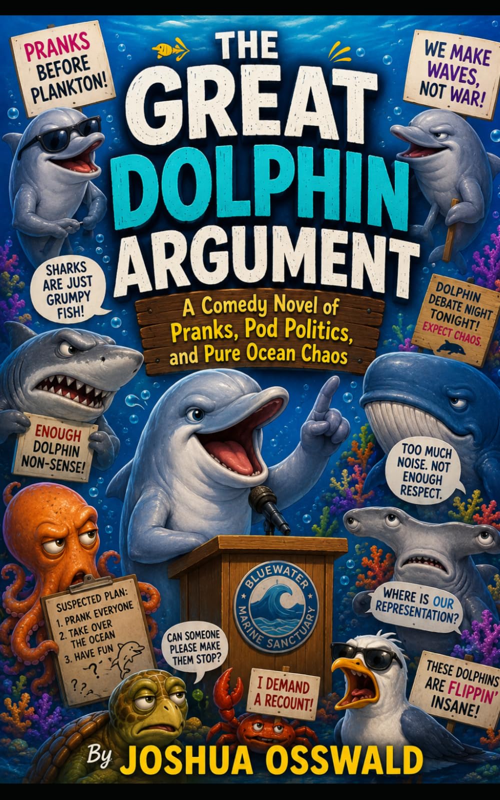 THE GREAT DOLPHIN ARGUMENT: A Comedy Novel of Pranks, Pod Politics, and Pure Ocean Chaos (THE GREAT ARGUMENT BOOK SERIES)