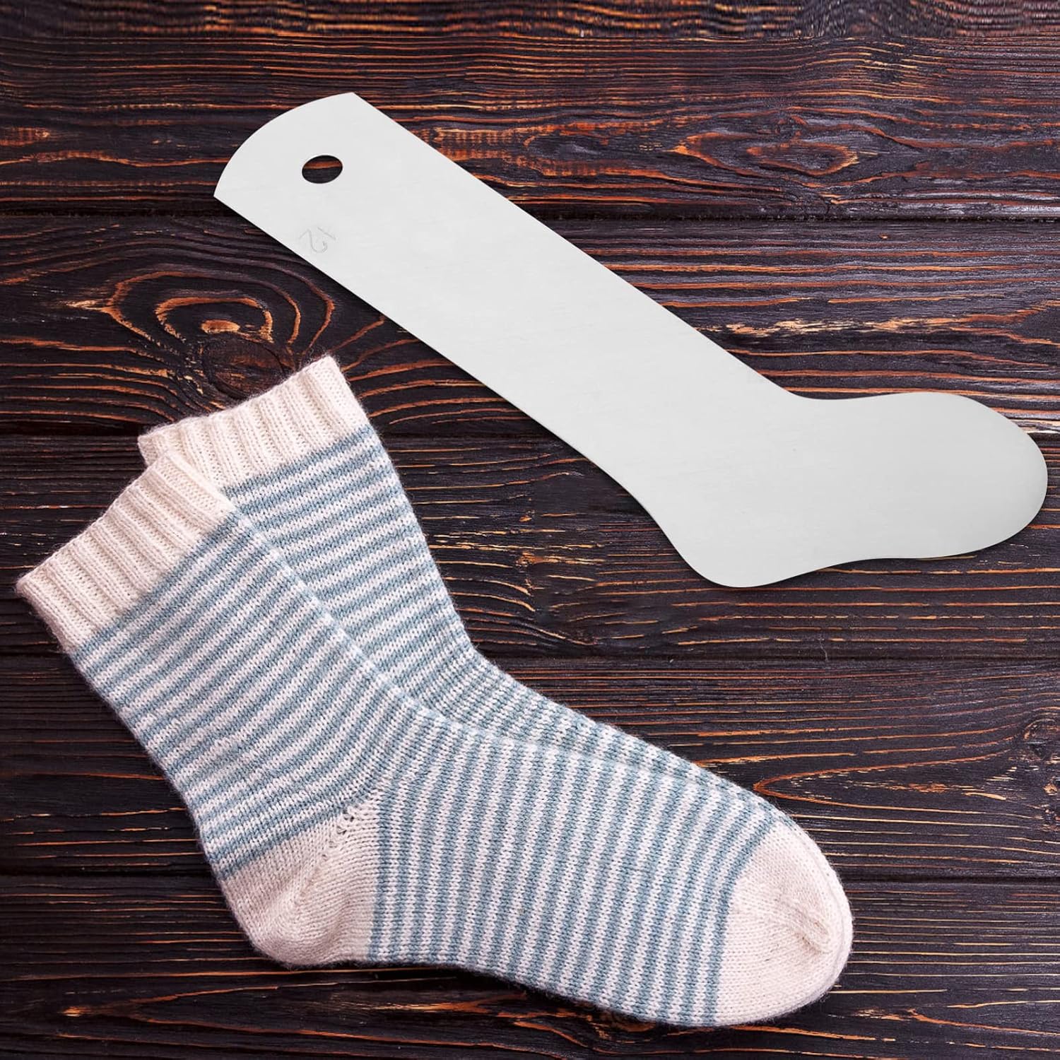 SEWOART 2pcs Sock Board for Heat Press Transfer Lightweight and Sock Jigs for DIY Sublimation Printing for Customizing