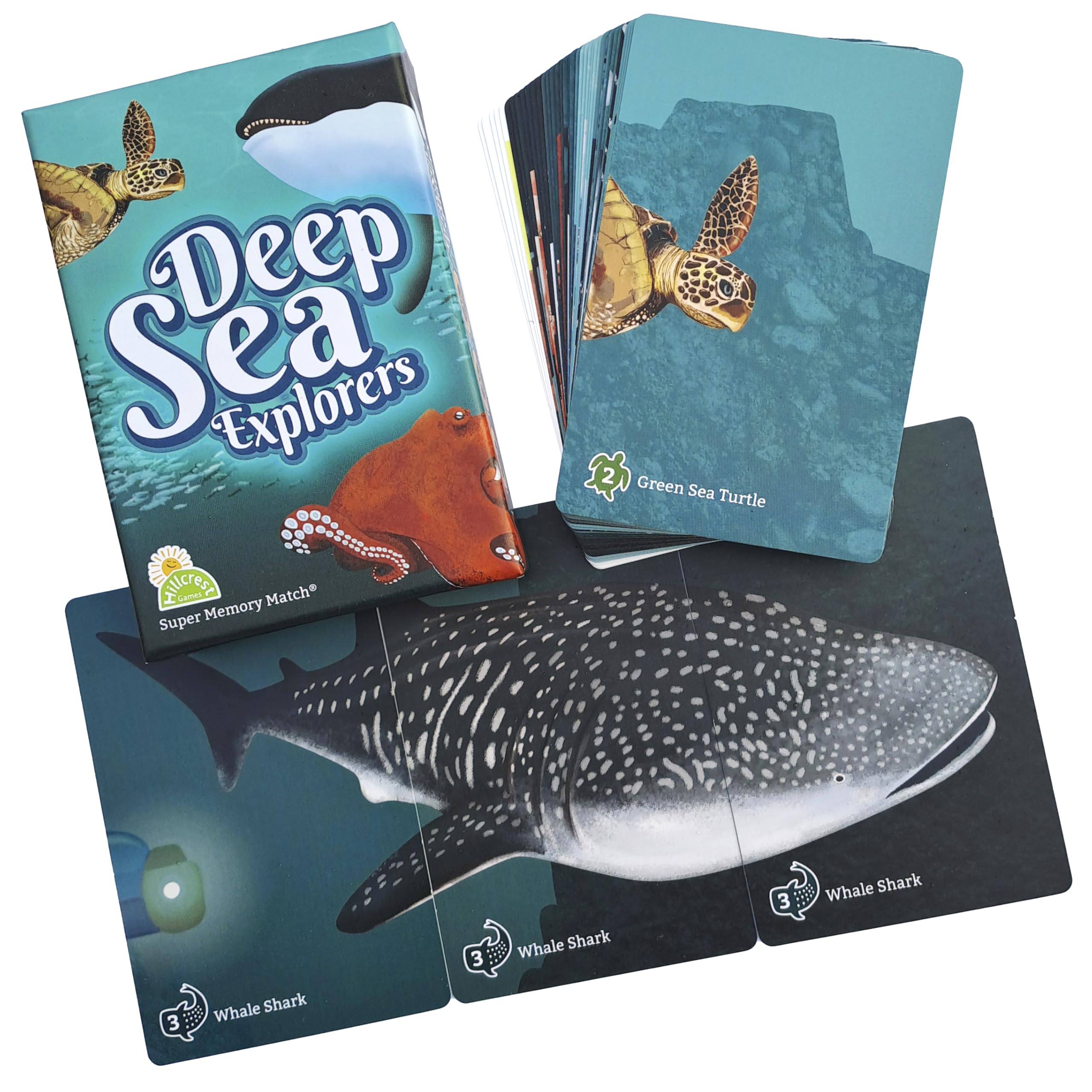 Hillcrest Games Super Memory Match (Deep Sea Explorers)