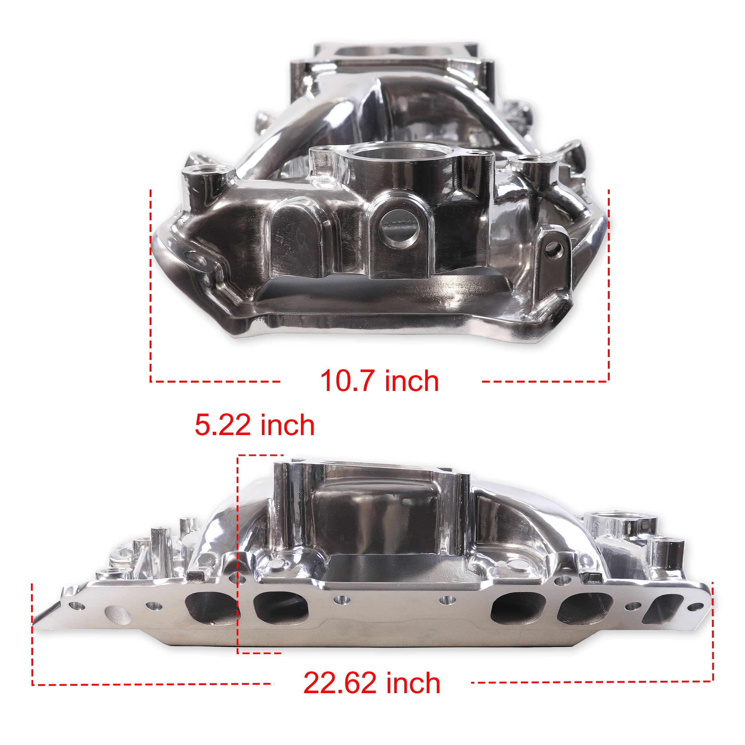 Amazon.com: JGhyperX 7561 53026 air gap Intake Manifold Aluminum