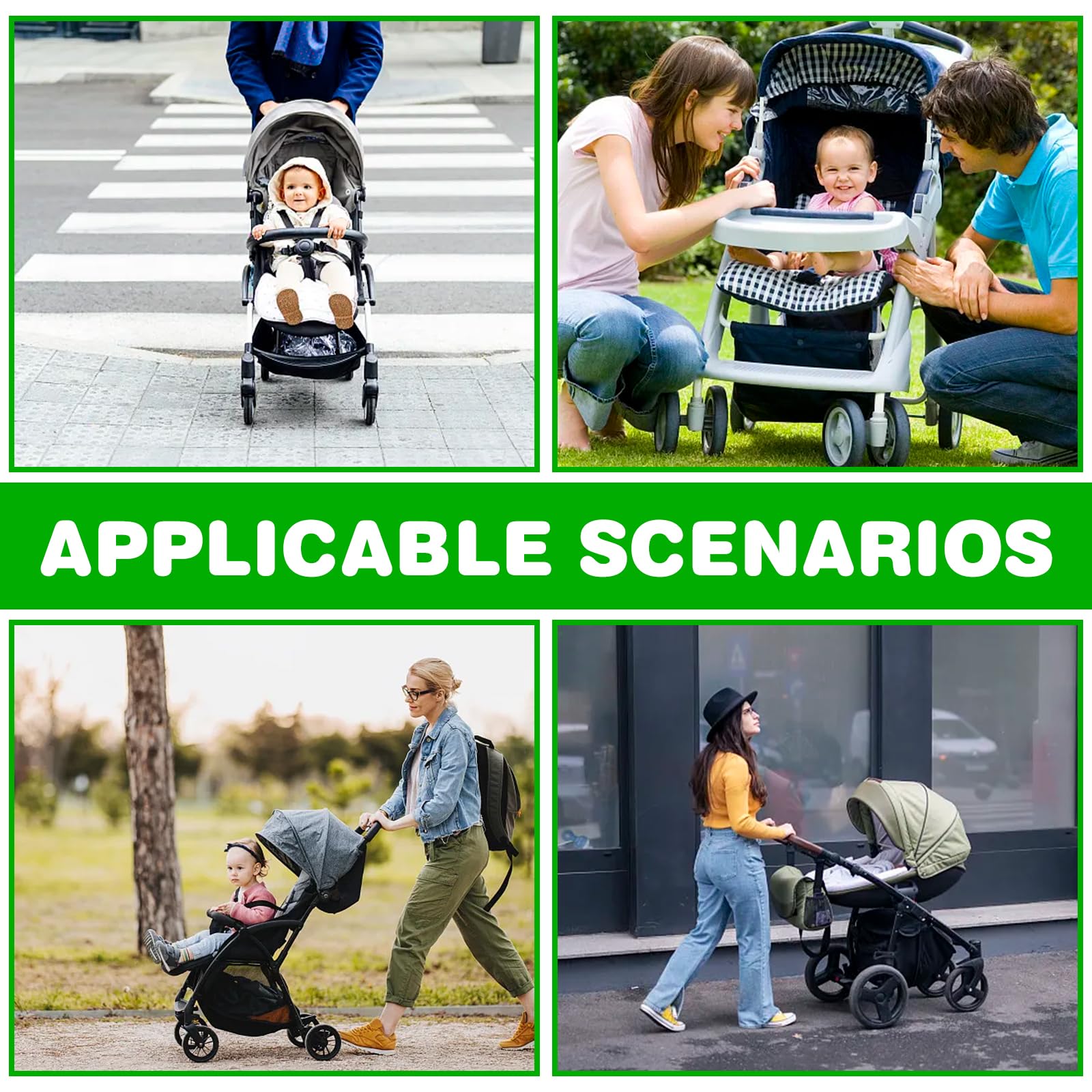 Housse De Roue Poussette Bébé HURRISE Couvercle De Roue De Poussette Bébé Protège-Roue Étanche Accessoire (Taille Petite Housse De Roue Poussette Enfant