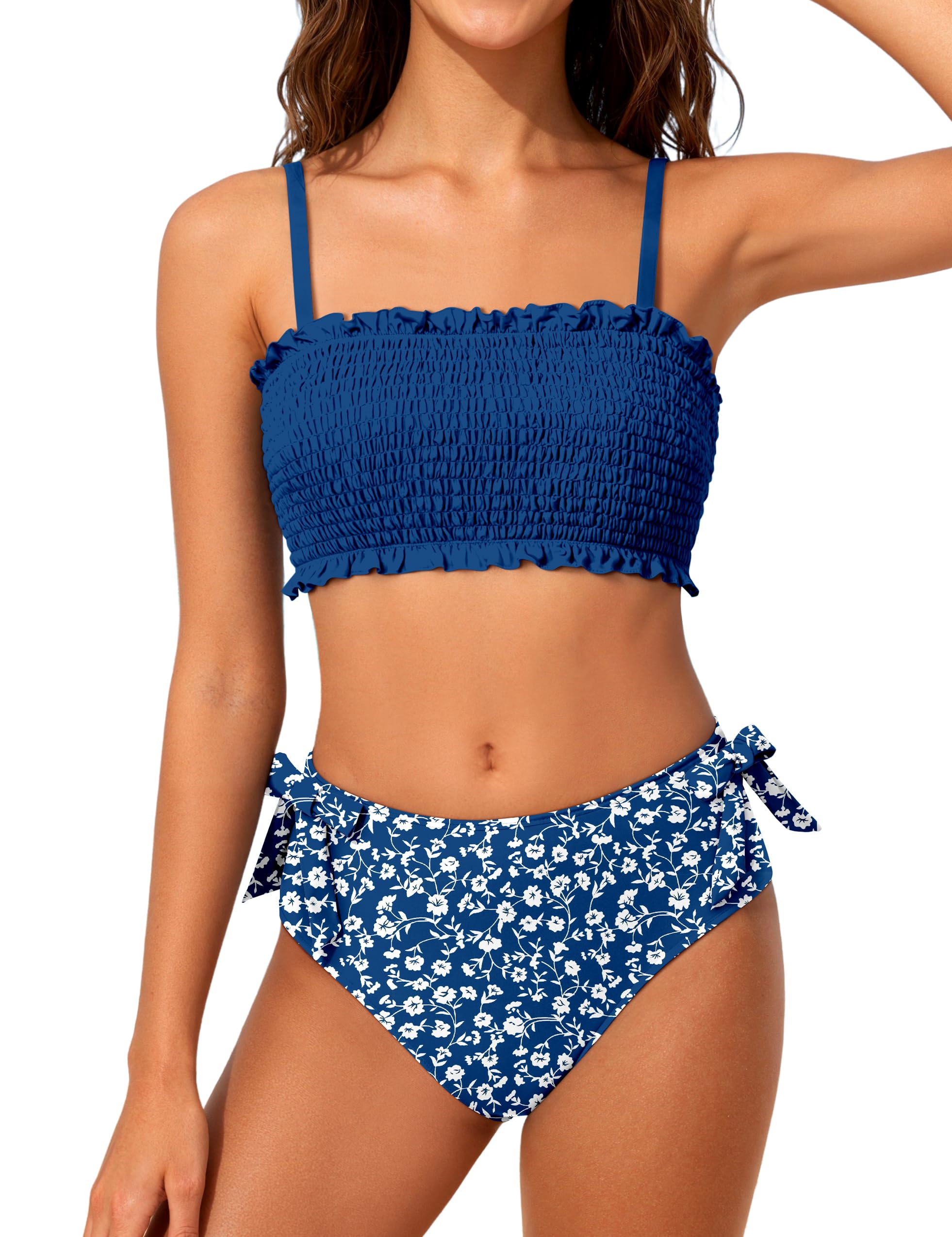 MIGU Textured Bikini Set
