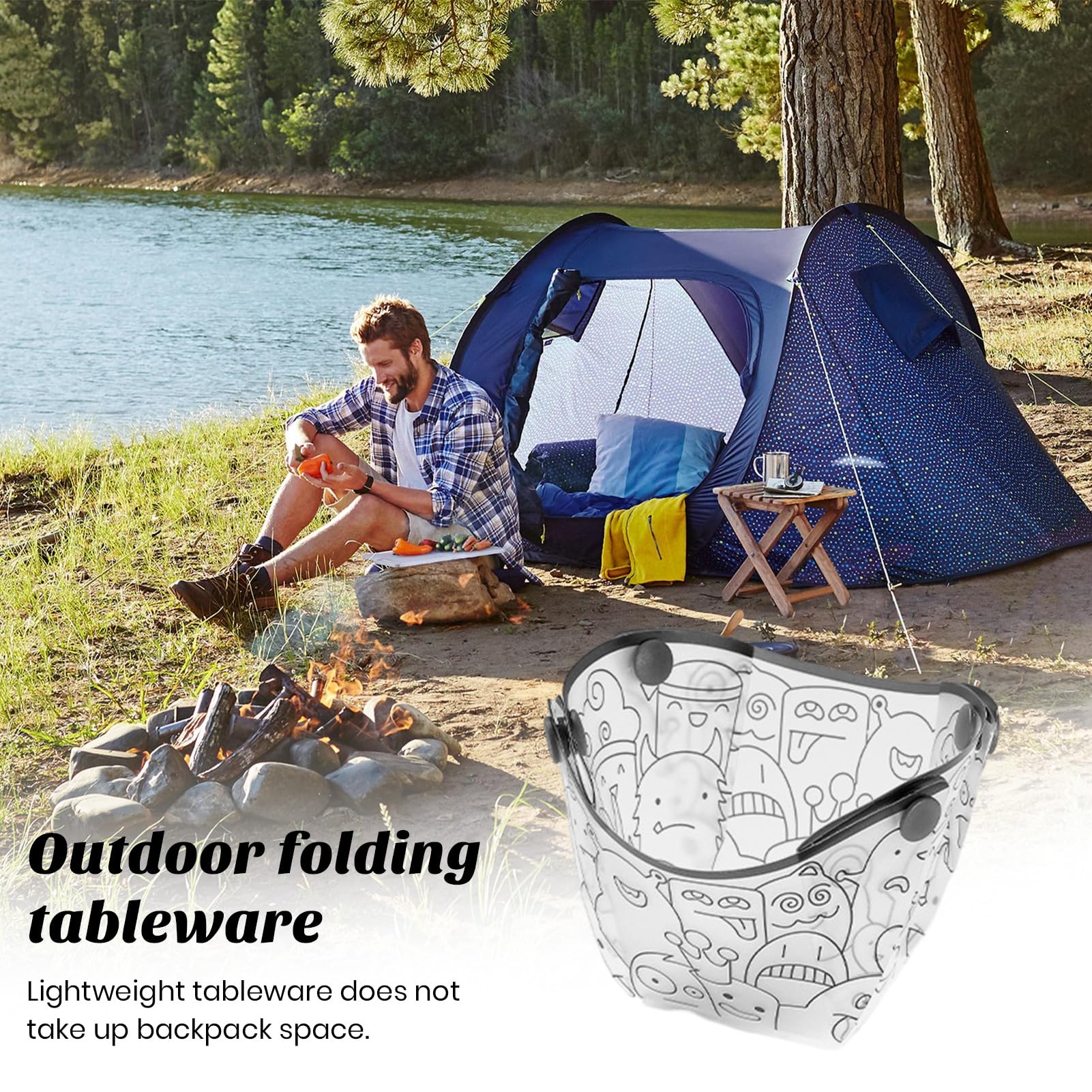 Collapsible Mixing Bowl Collapsible Bowl Plate Food Grade BPA Free