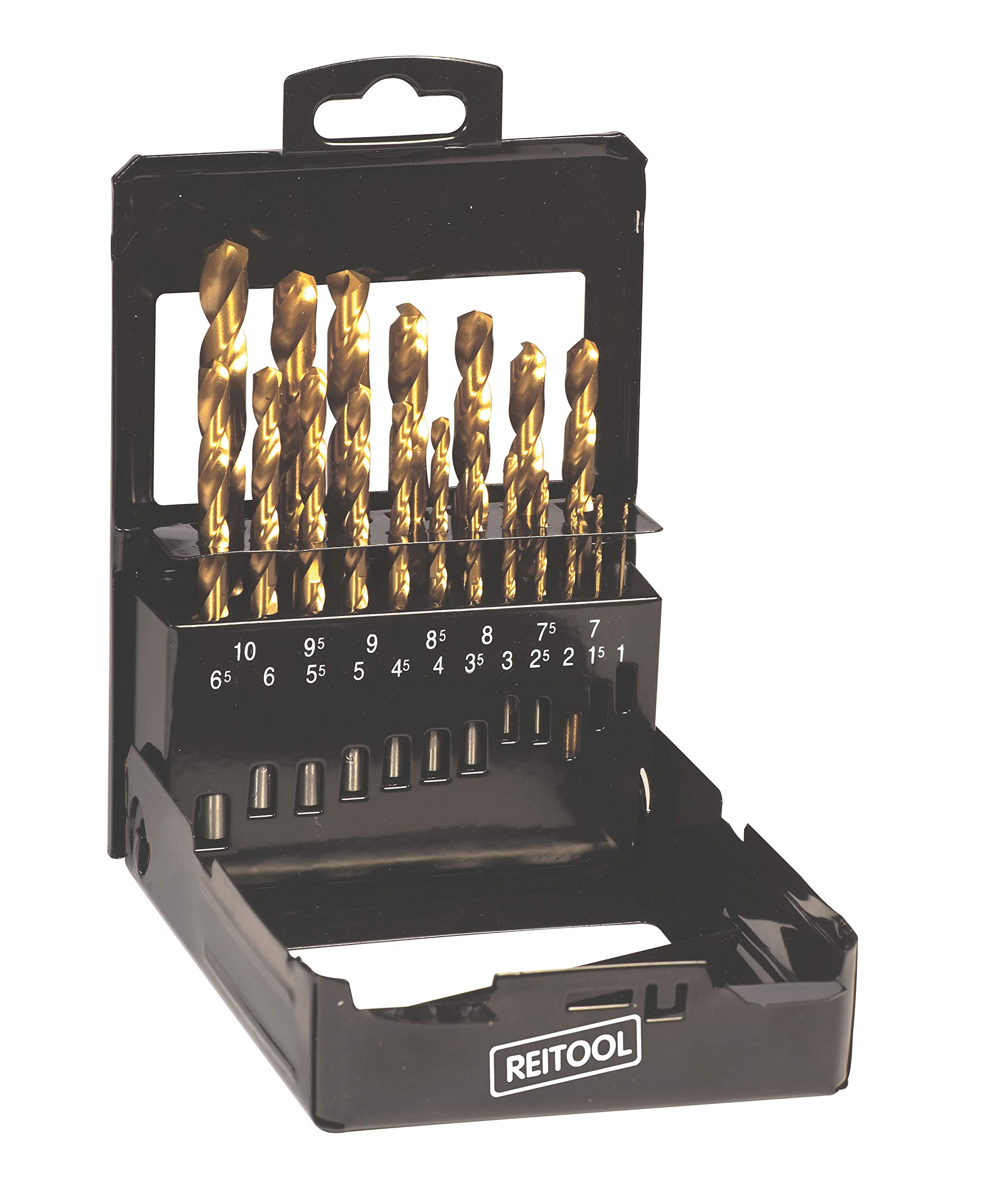 Series 19 bits HSS-Tin in Metal Box