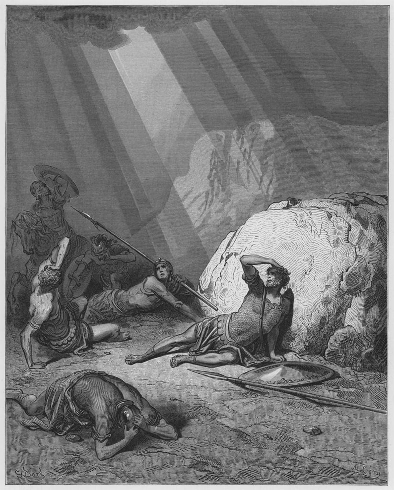 Cuadro en Lienzo de Gustave Dore 60x90cm para Decoración de Oficina 5