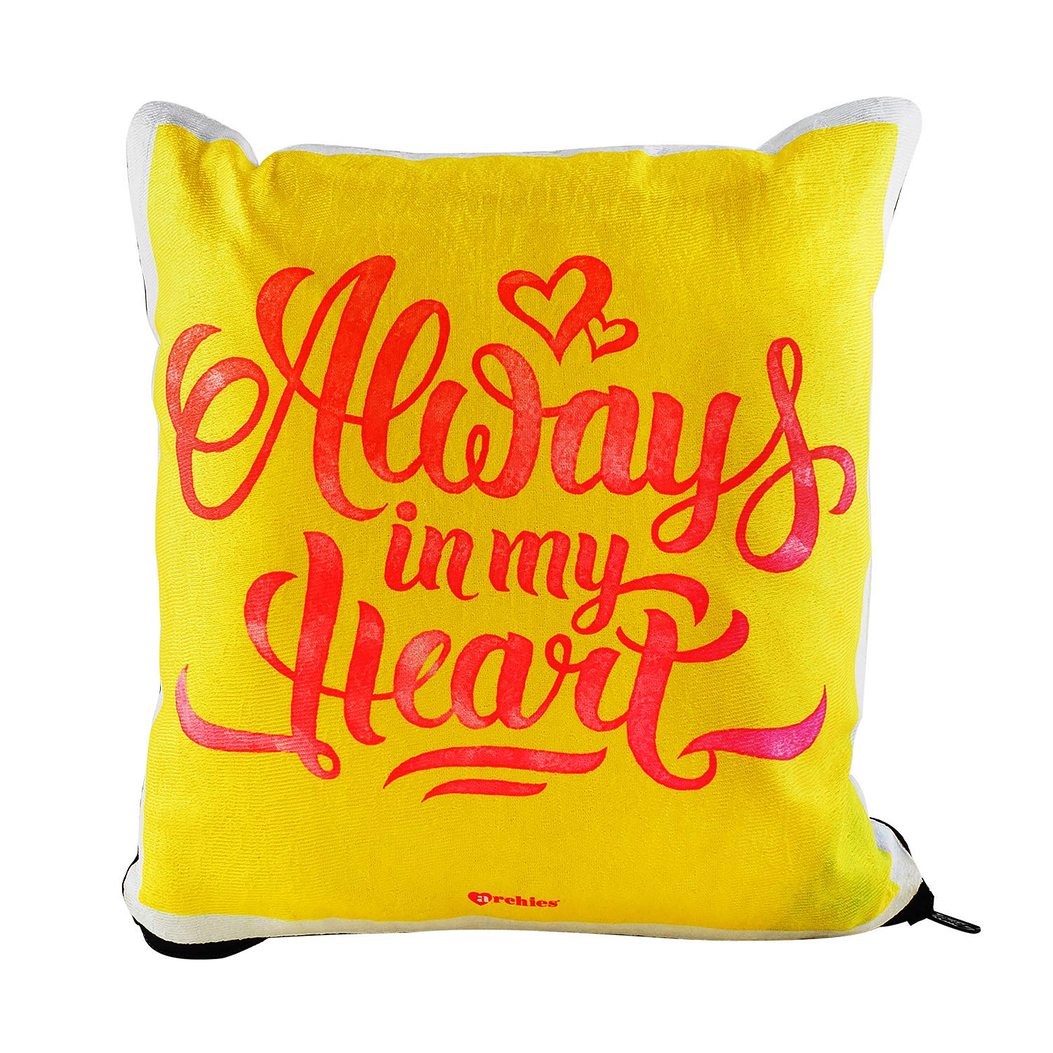 Archies 50 TC Microfibre 1 Cushions Medium (Multicolour)