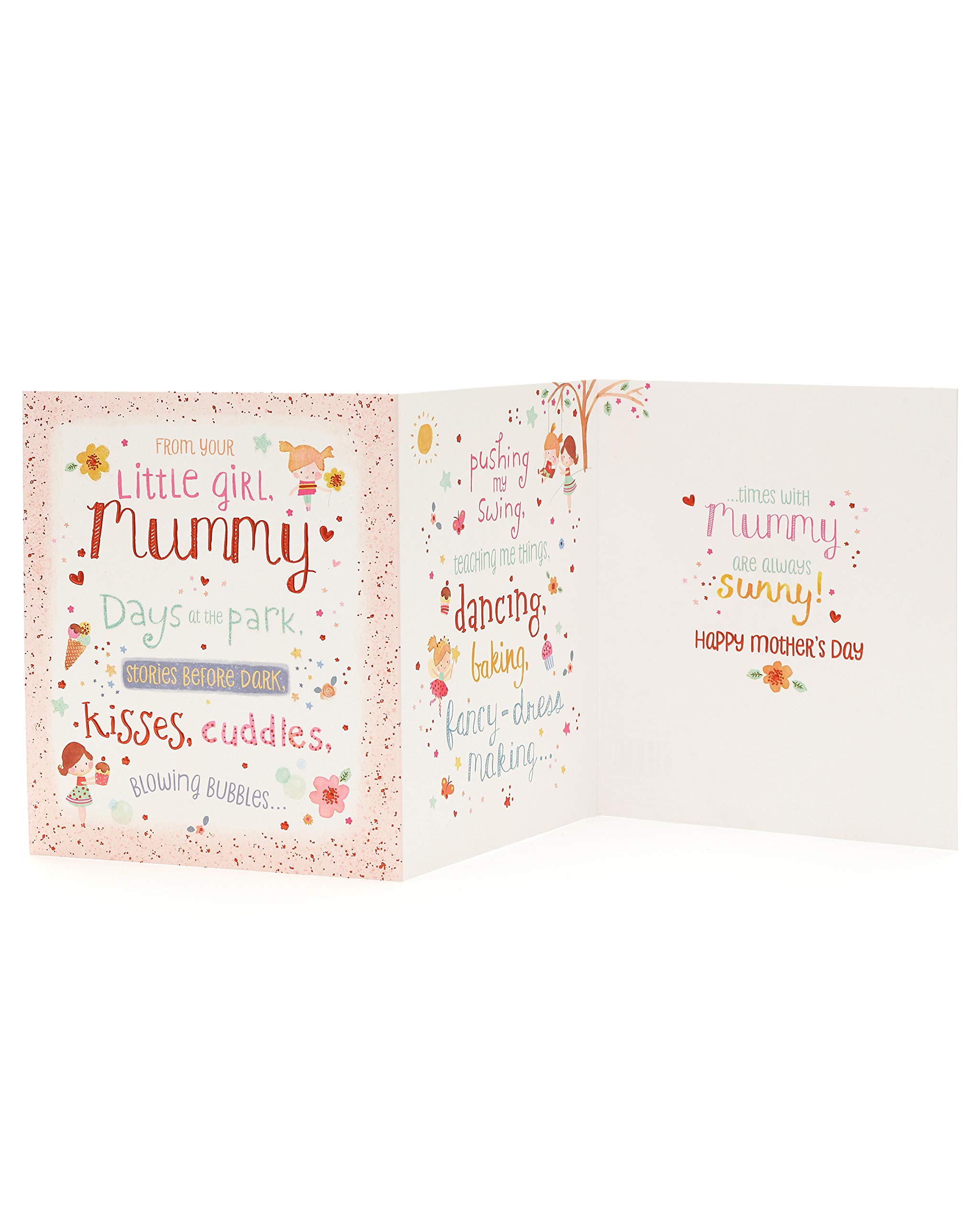 UK Greetings Biglietto Festa Della Mamma Con Fatine E Dettagli In Rame, 149x229 Mm - 2