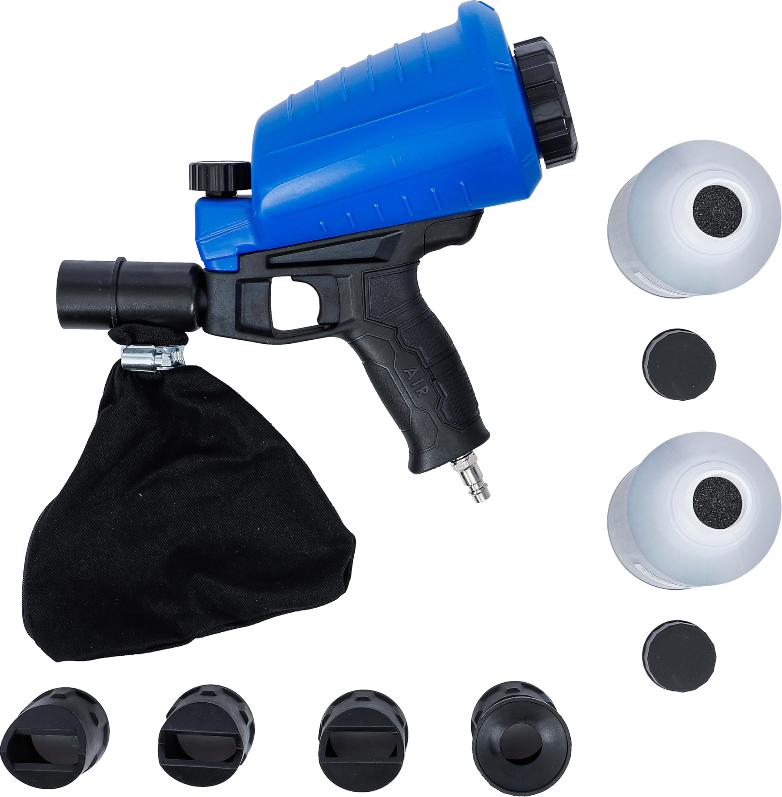 BGS 70057 | Druckluft-Sandstrahlpistole | 900 ml Tank | 3-tlg.