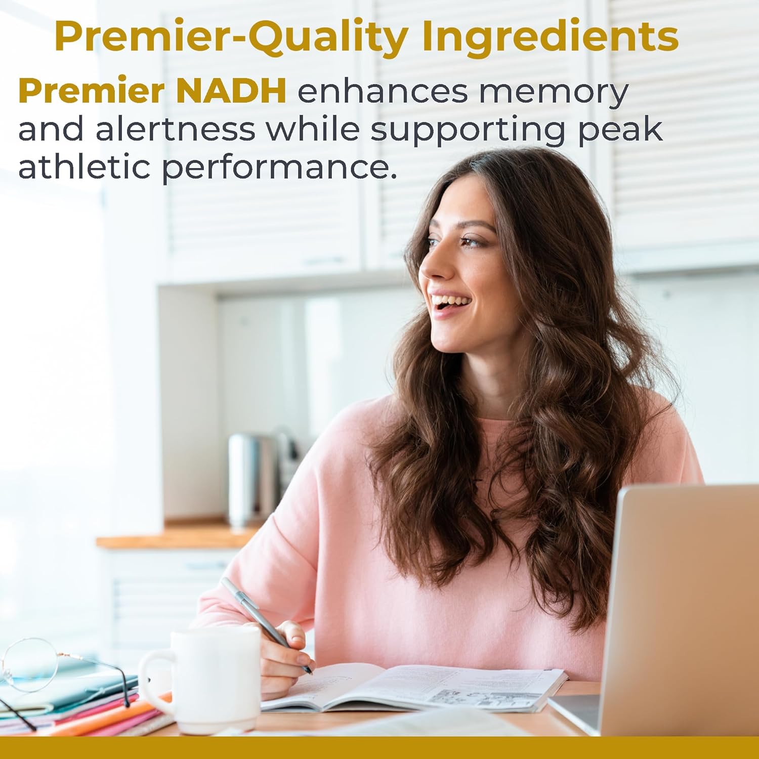 Premier Research Labs NADH - NADH Supplement, NAD Supplement for Men & Women, Nicotinamide Adenine Dinucleotide, Cell Regenerator, Respiratory Support - 30 Vegetarian Capsules