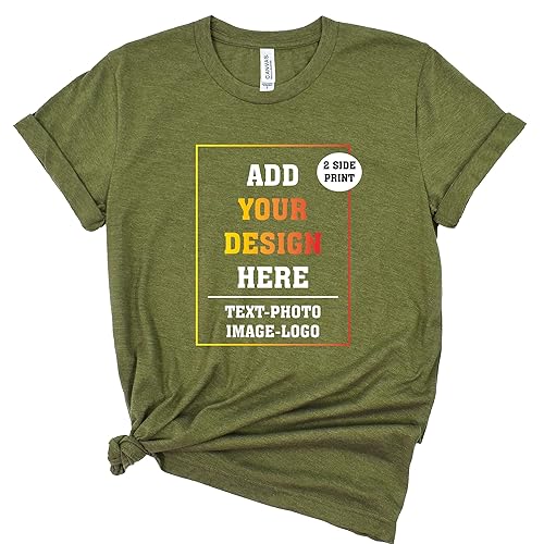 Miniatura 5 de Custom Shirts Design Your Own, Personalized Add Your Own DesignLogo Tee, Custom Photo Tshirt, Camisas Personalizadas, Create Your Own Shirt,