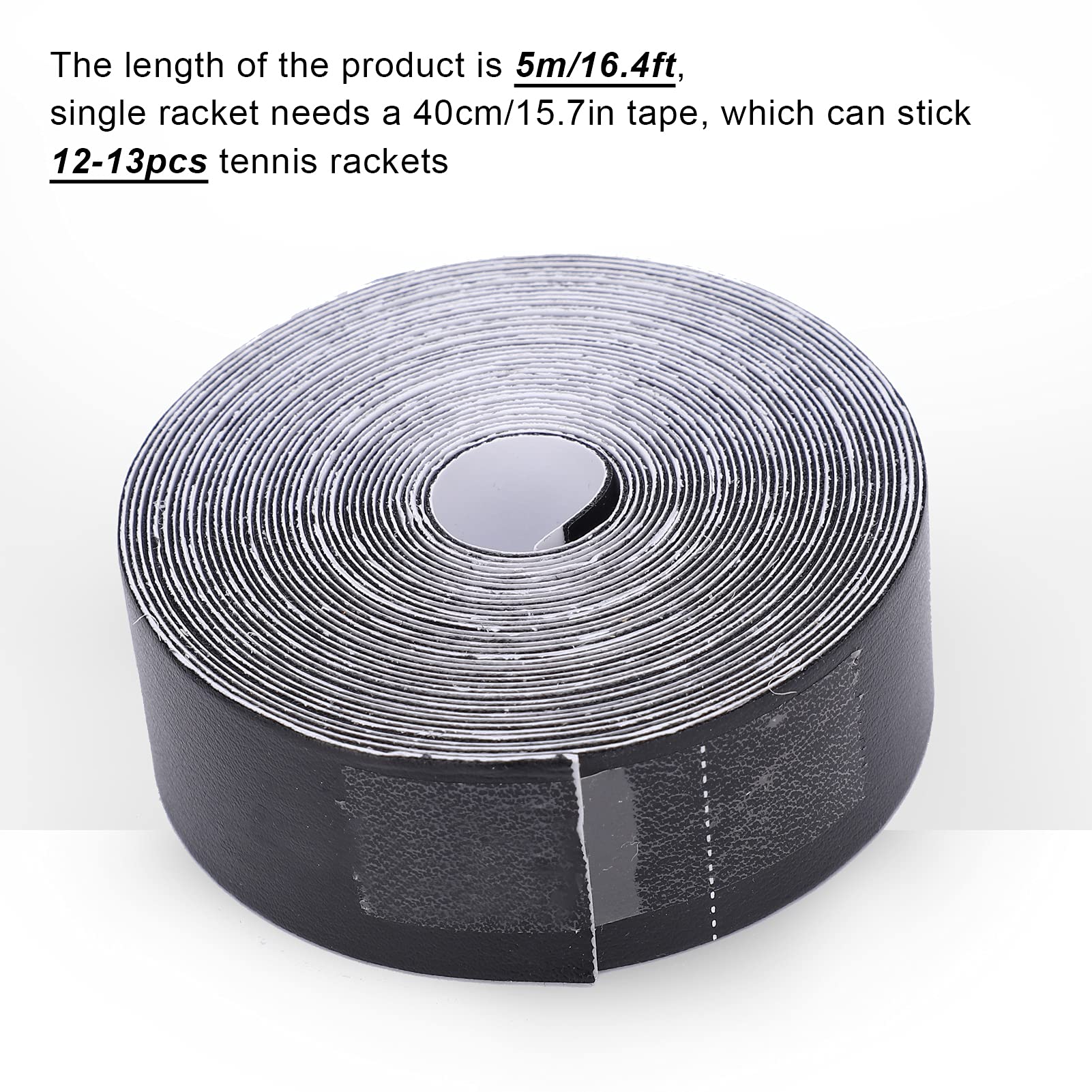 OUKENS Bande Anti-Rayures pour Tête De Raquette De Tennis, Autocollant De Protection en PU pour Cadre De Tête De Raquette, Bande De Protection De Tête De Garde