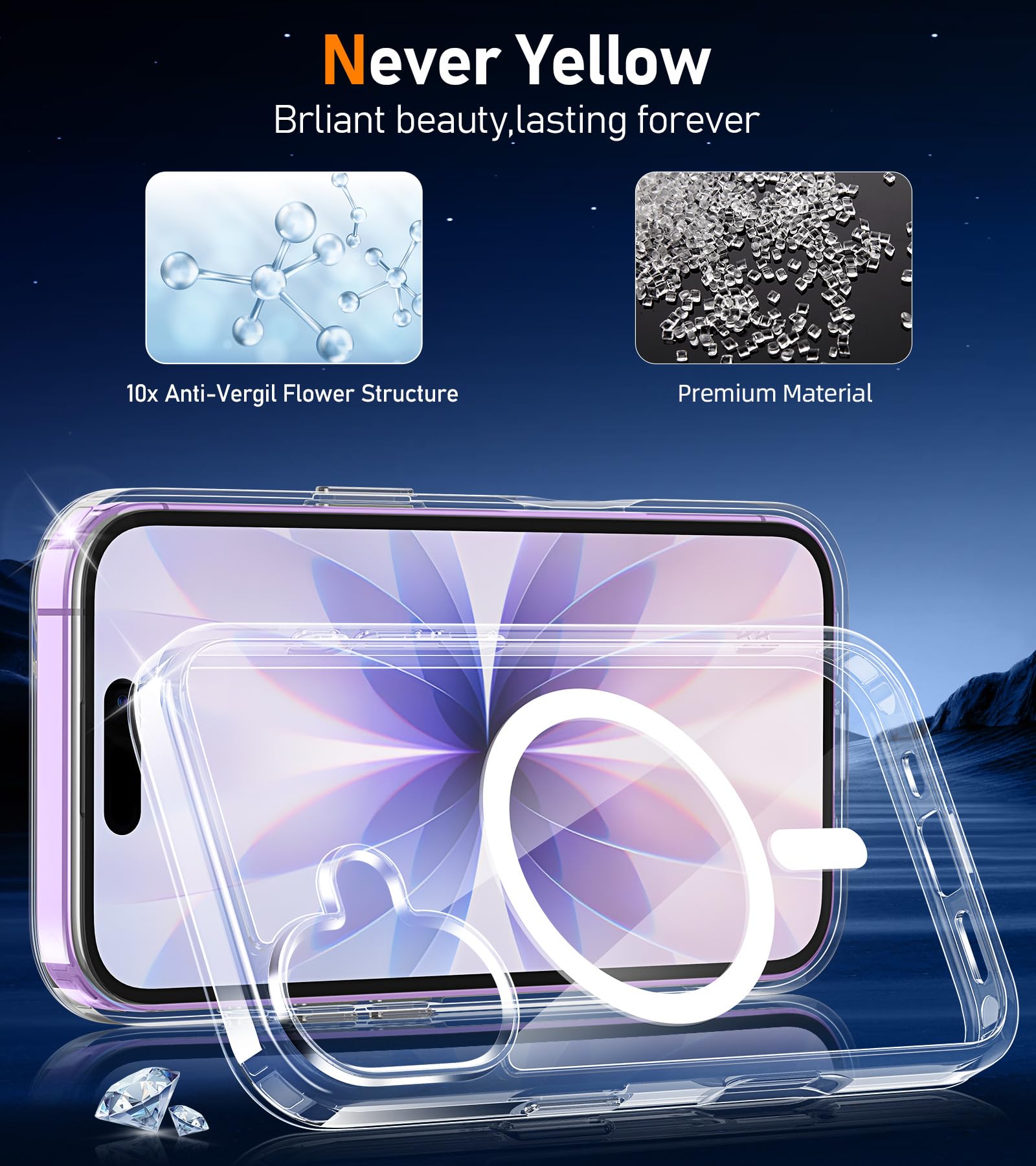 SURITCH Coque Magnétique Pour IPhone 17 Pro Max, Avec Couvercle Caméra Et Support, Kaki - Téléphonie