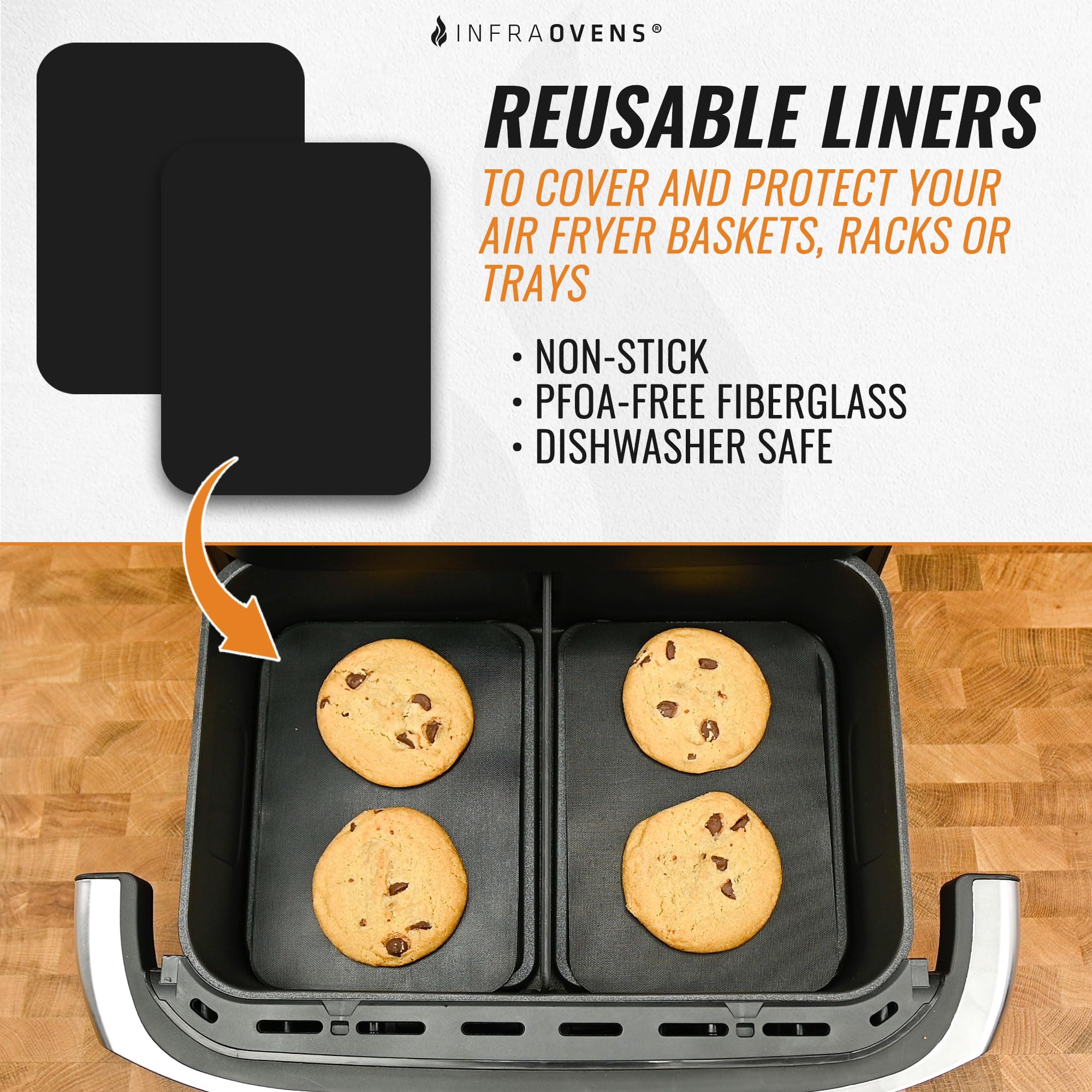 インチペーパー Amazon.com: INFRAOVENS Air Fryer Parchment Paper for Ninja Foodi