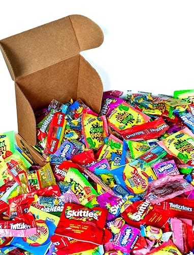 Miniatura 2 de Paquete surtido de dulces a granel, 10 sabores, 6 libras envueltos individualmente, bolsas de dulces de piñata, paquetes de dulces de mezcla de