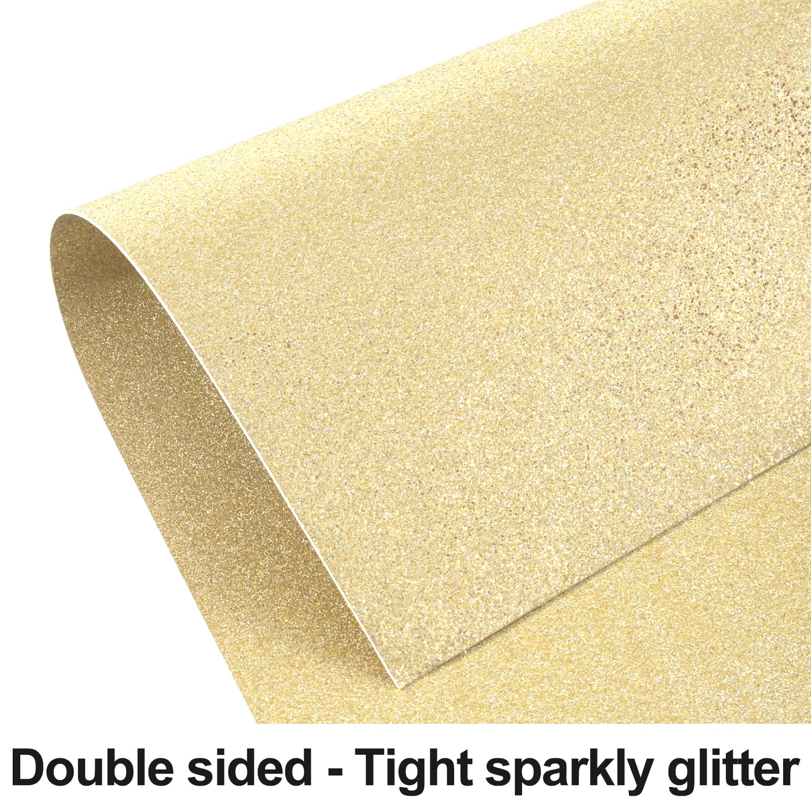 Snapklik.com : Gold Glitter Cardstock 12x12 Double-Sided 24 Sheets ...