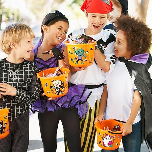 Miniatura 6 de 42 hojas de calcomanías de Halloween para diseño de cuerpo completo, haz tu propia calcomanía con calcomanías de calabaza vampiro y bruja zombi,